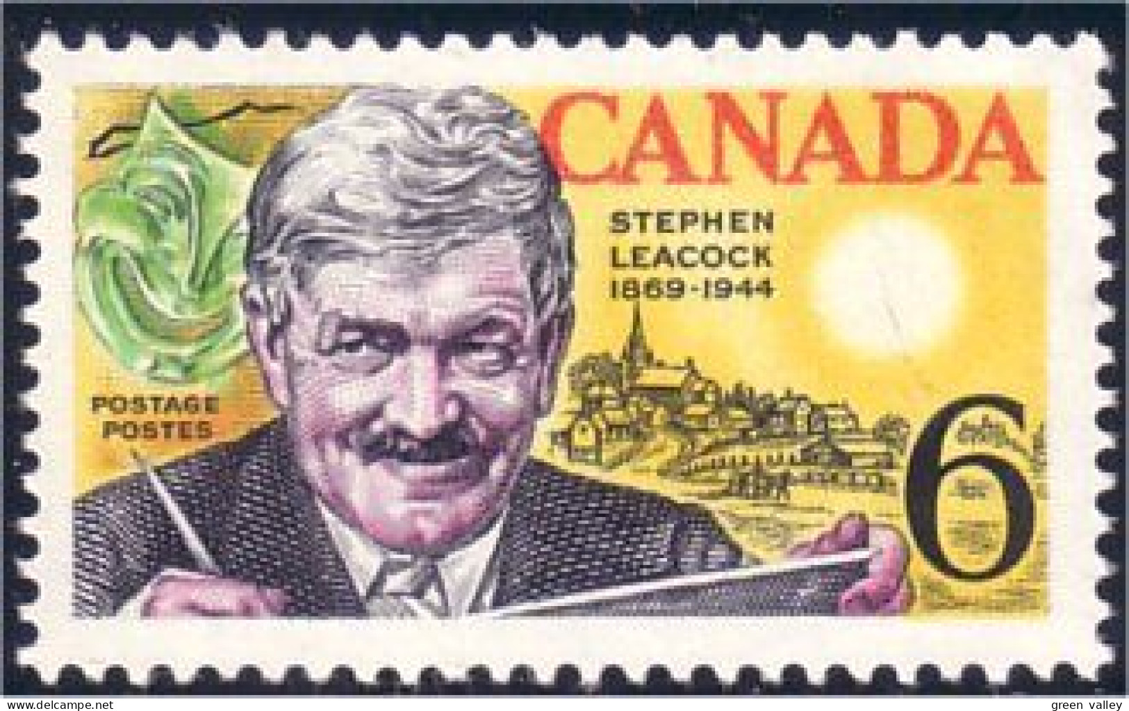 Canada Leacock Humoriste Humourist MNH ** Neuf SC (C05-04c) - Autres