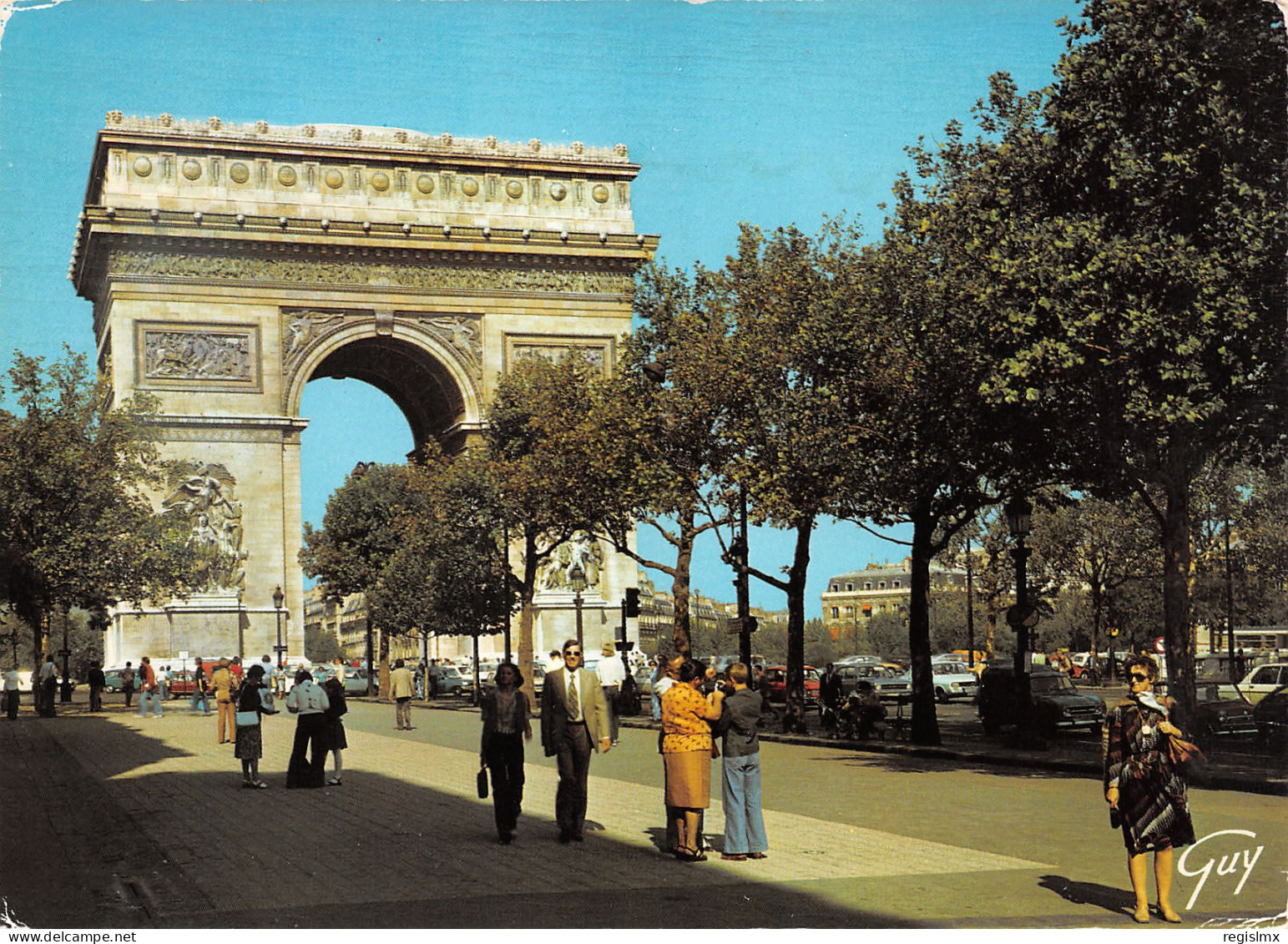 75-PARIS ARC DE TRIOMPHE-N°3448-A/0139 - Arc De Triomphe