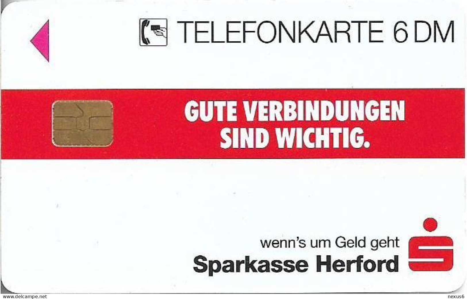 Germany - Sparkasse - Es Gibt Immer Weniger Orte - O 1623 - 12.1996, 6DM, 35.000ex, Used - O-Series: Kundenserie Vom Sammlerservice Ausgeschlossen