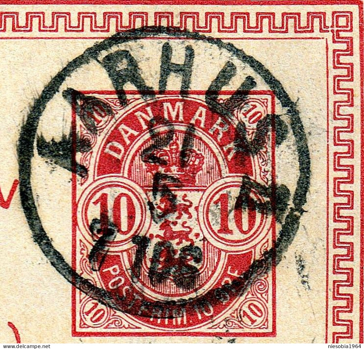 Danmark Belle-Époque Brevkort 21.05.1891  Stamp Aarhus Til Ulm / Vintage Postal Stationery 1891 - Lettres & Documents