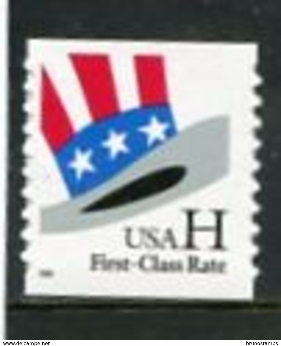 UNITED STATES/USA - 1998  UNCLE SAM HAT "H" SELF ADHESIVE  PERF 10  COIL  MINT NH - Unused Stamps