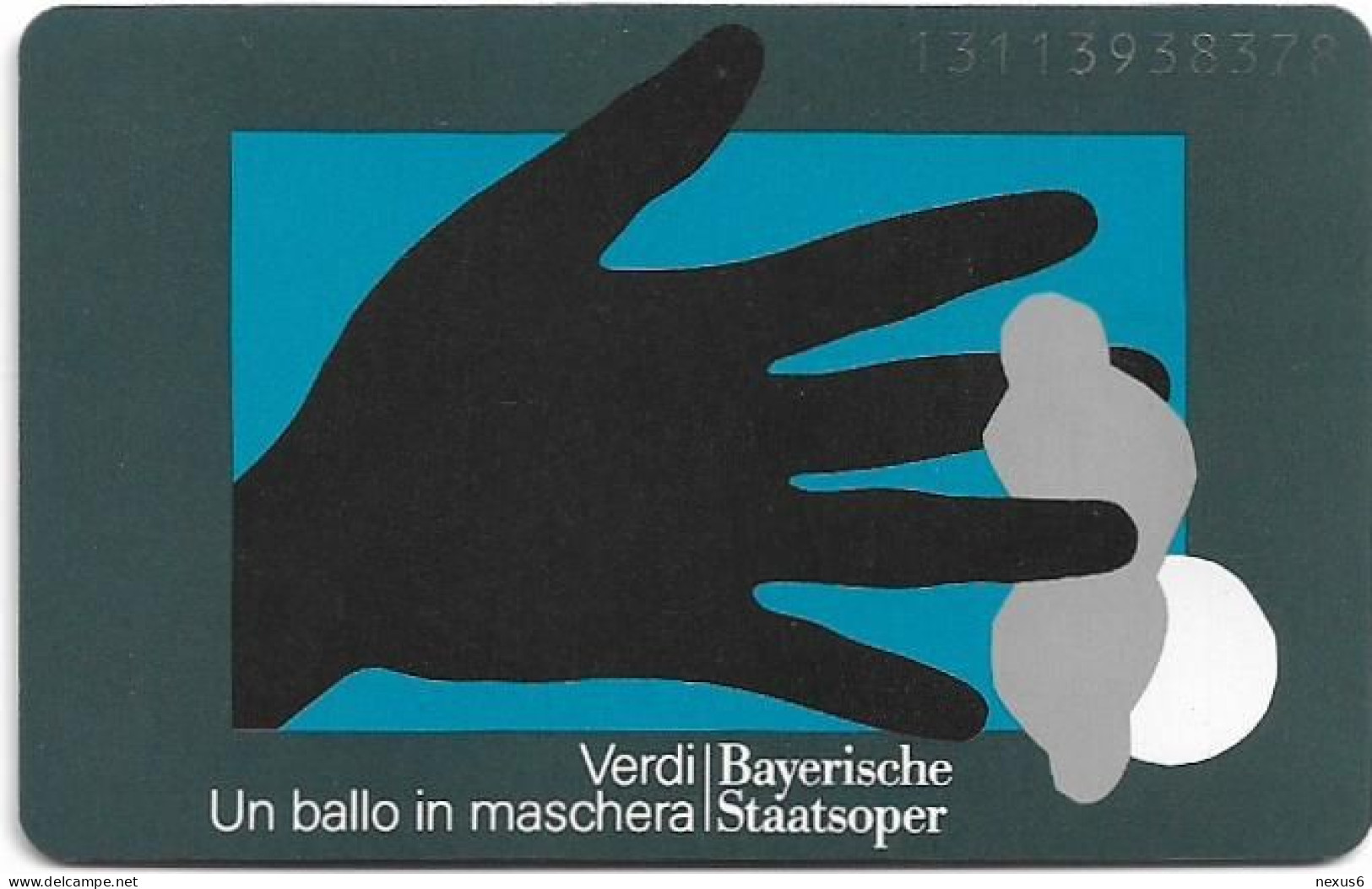 Germany - Bayerische Staatsoper 4 – Un Ballo In Maschera - O 0328B - 09.1993, 6DM, 3.000ex, Used - O-Serie : Serie Clienti Esclusi Dal Servizio Delle Collezioni