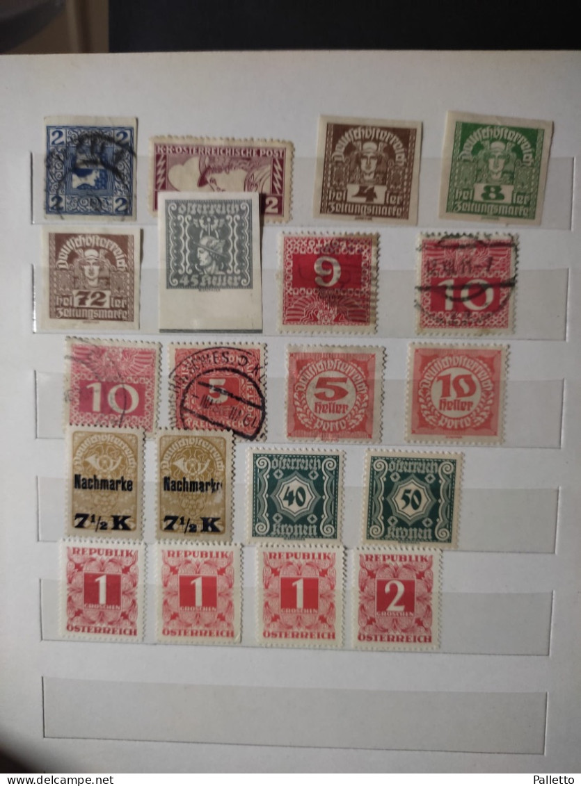 Raccolta di francobolli di Austria e Belgio  qualità mista