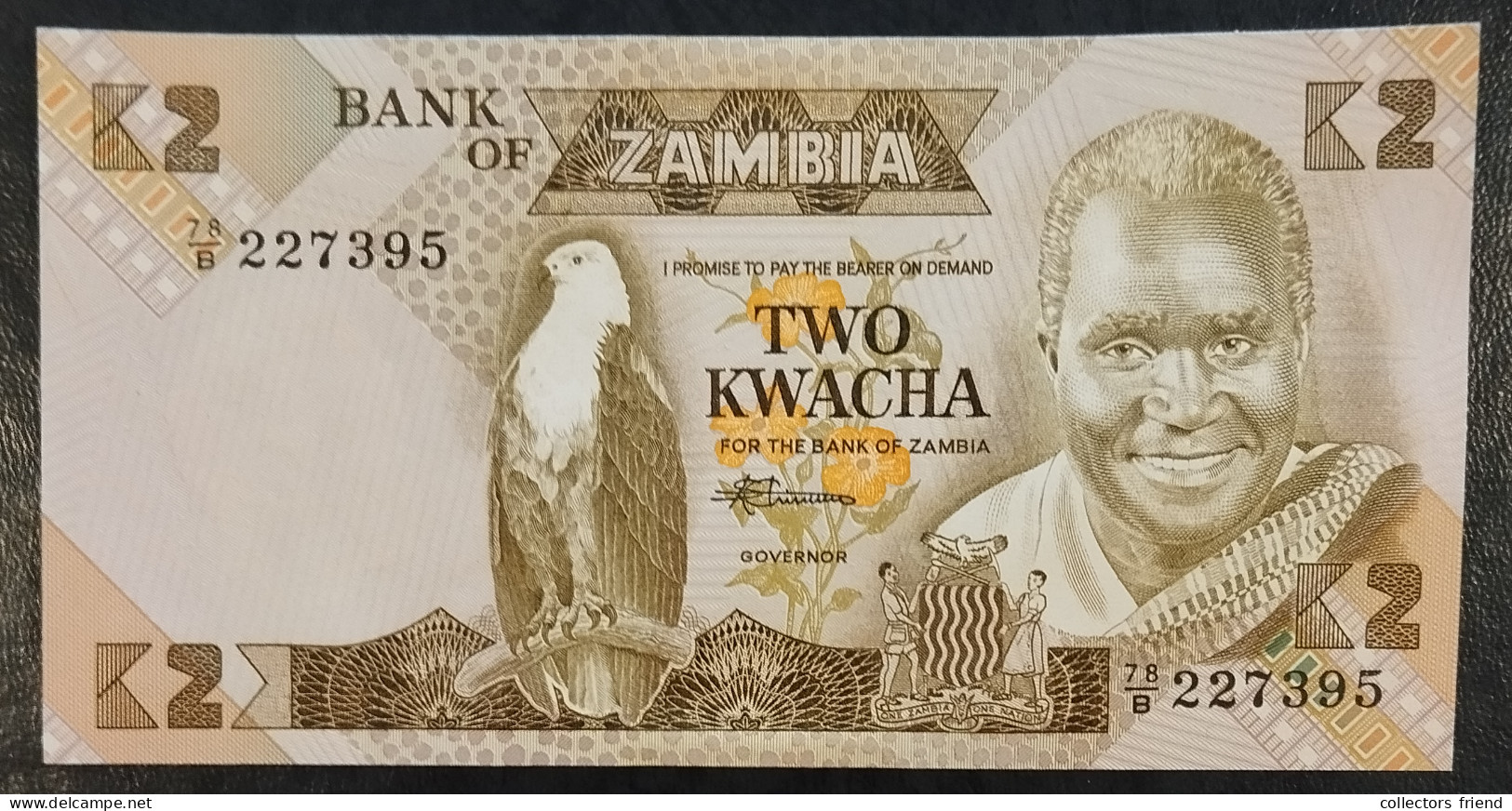 ZAMBIA ZAMBIE SAMBIA 2 Kwacha Year 1986-87 UNC - Zambia