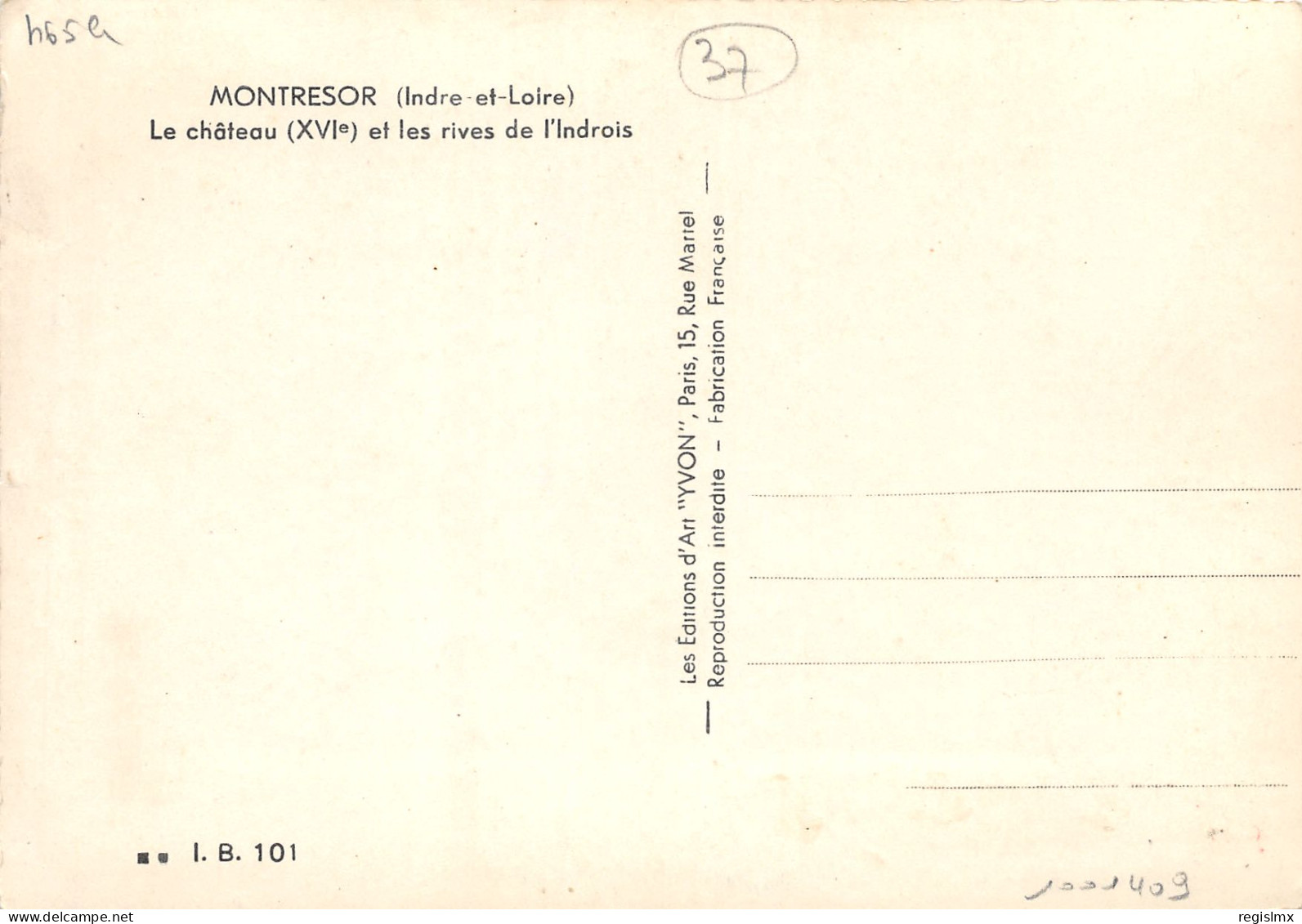 37-MONTRESOR-N°3450-D/0269 - Montrésor