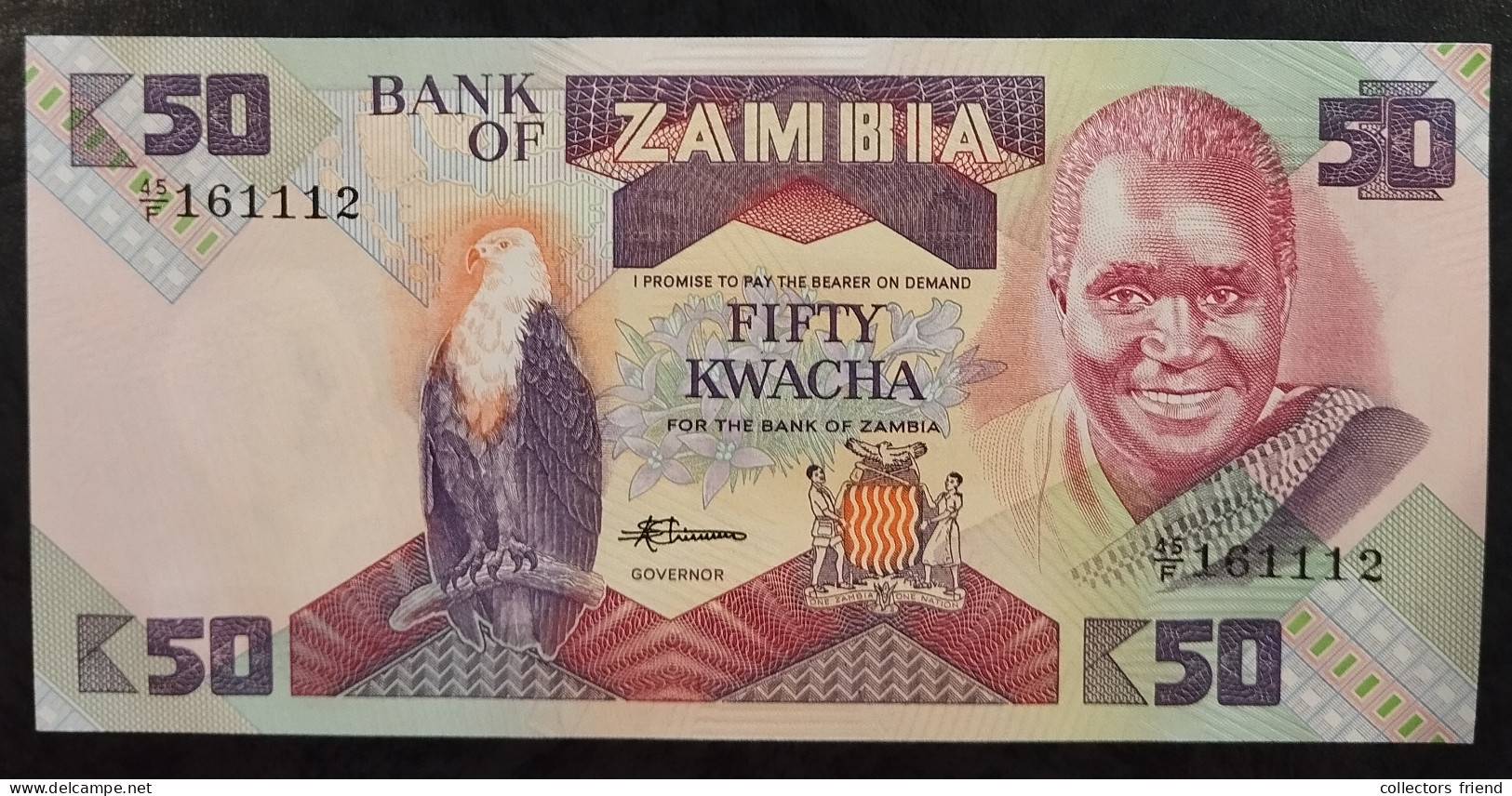 ZAMBIA ZAMBIE SAMBIA 50 Kwacha Year 1986-87 UNC - Zambie