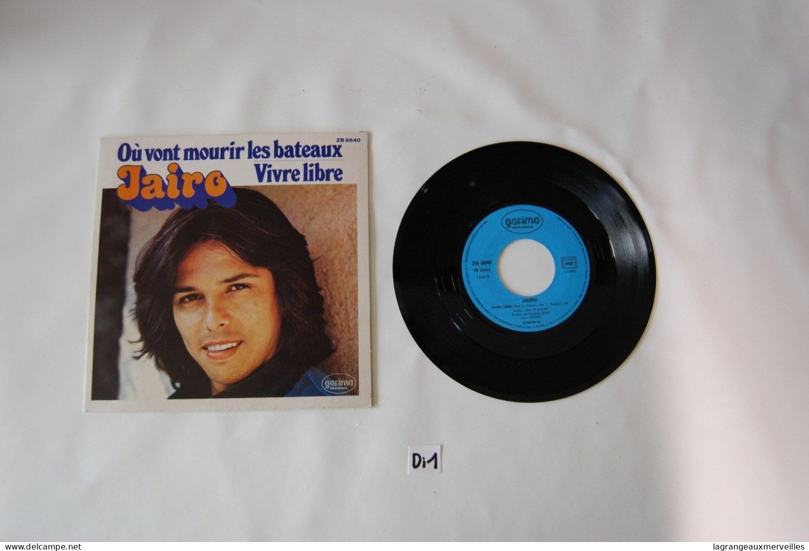 Di1- Vinyl 45 T - Jairo - Ou Vont Mourir Les Bateaux - Garima - Other - French Music