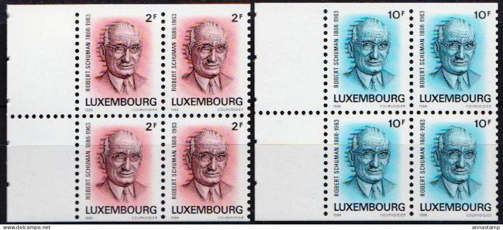 Luxembourg MNH Set In Booklet Panes - Other & Unclassified