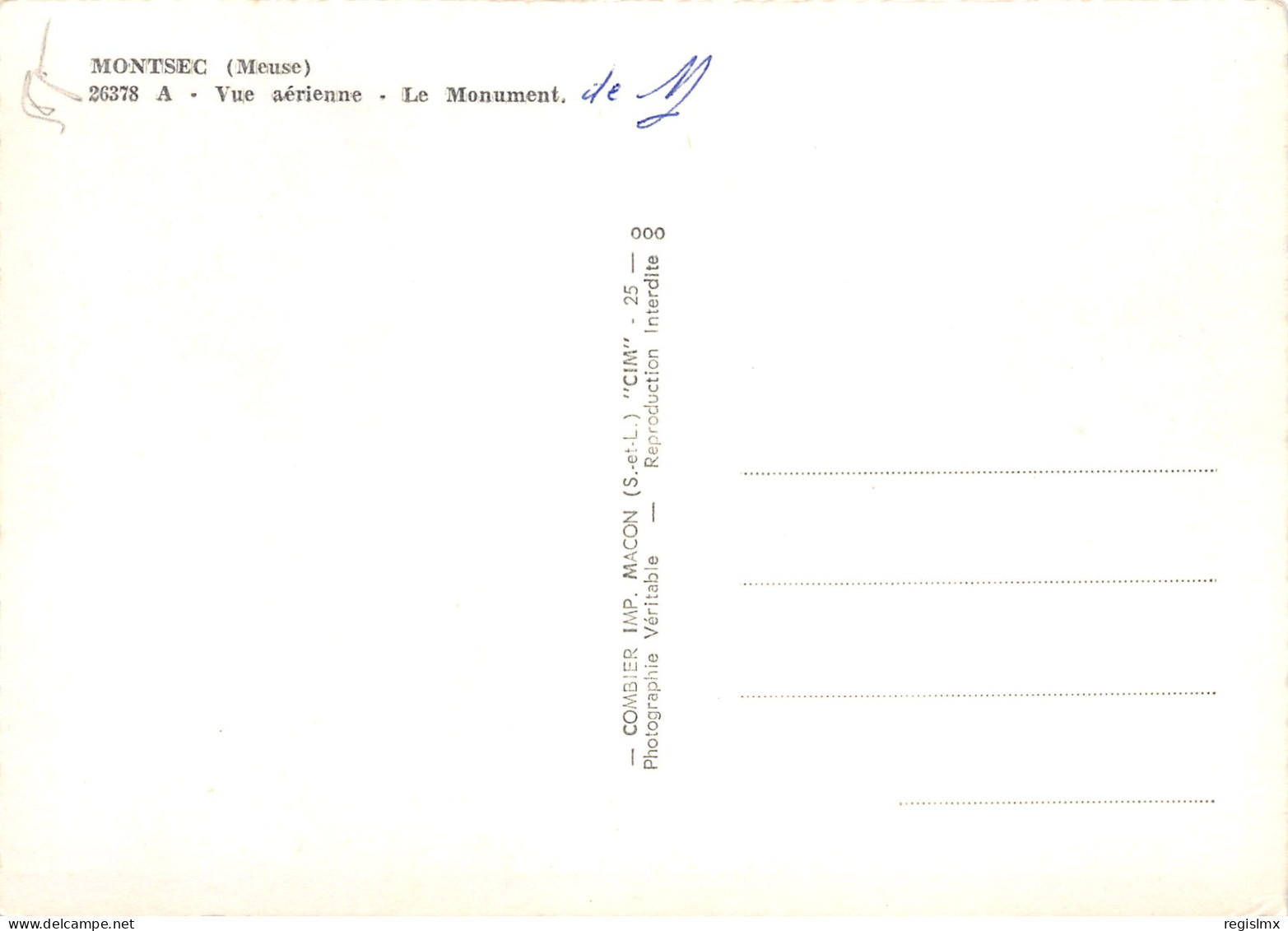 55-MONTSEC-N°3451-D/0189 - Other & Unclassified