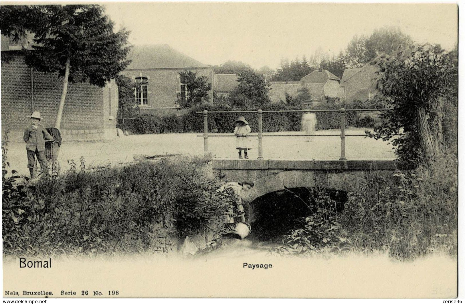 Bomal Paysage Ed. Nels Bruxelles Série 26 N° 198 Circulée En 1905 - Hoei