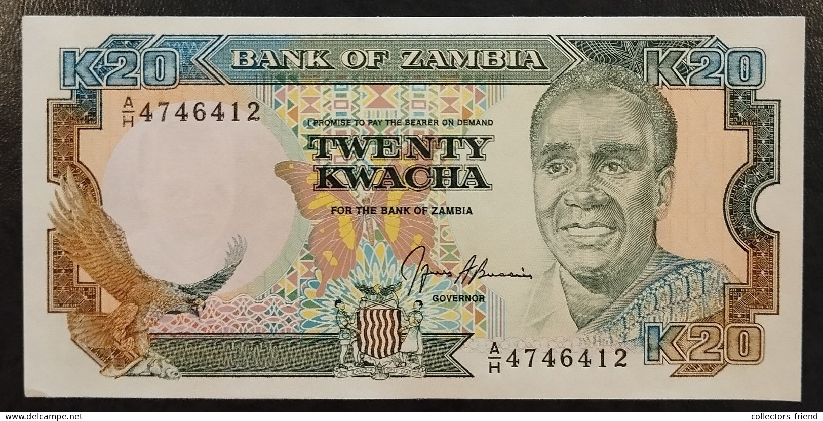 ZAMBIA ZAMBIE SAMBIA 20 Kwacha Year 1990-91 P32b UNC - Sambia