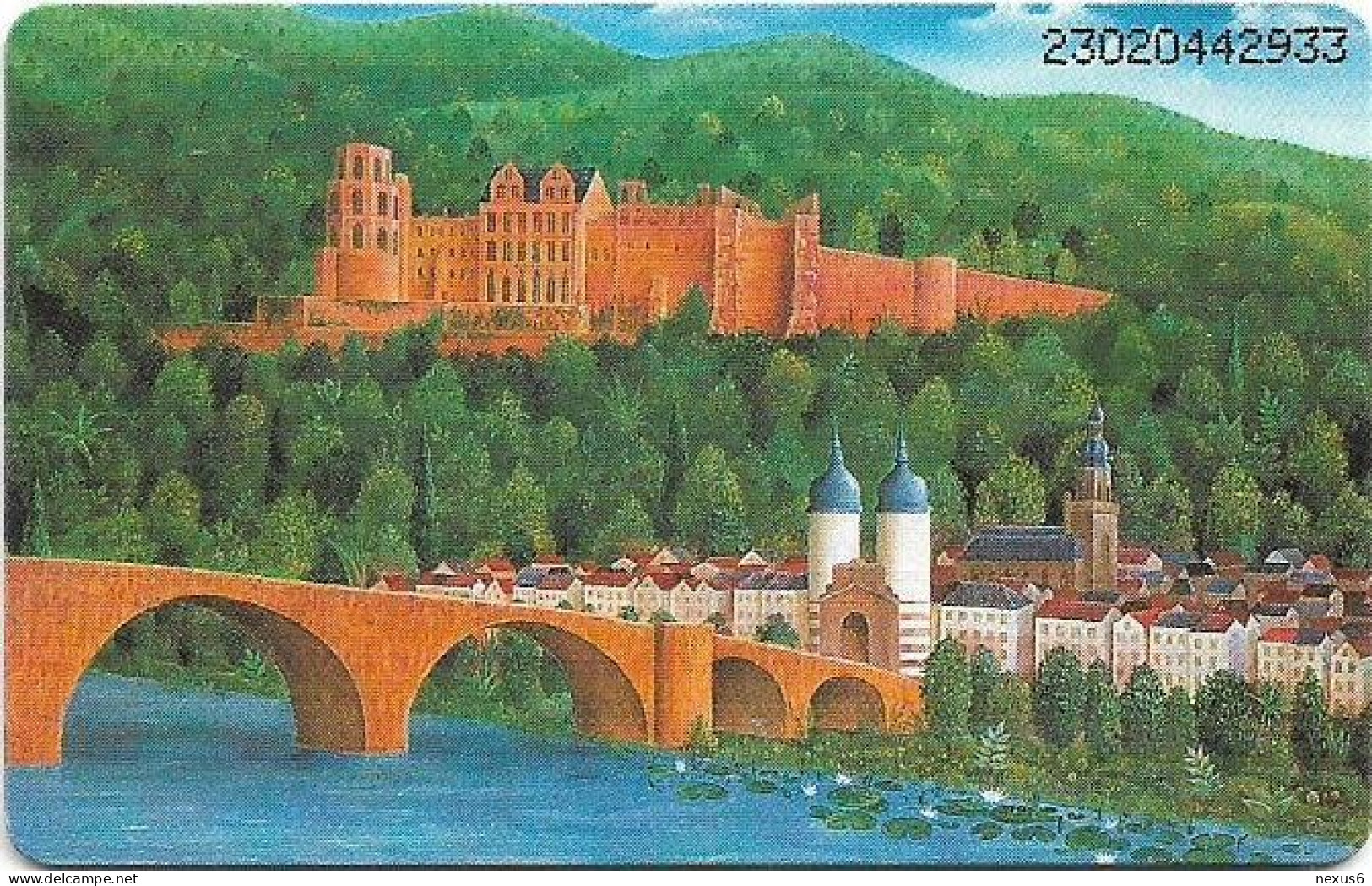 Germany - Sparkasse Heidelberg (Castle) - O 0601 - 03.1993, 6DM, 3.000ex, Mint - O-Serie : Serie Clienti Esclusi Dal Servizio Delle Collezioni