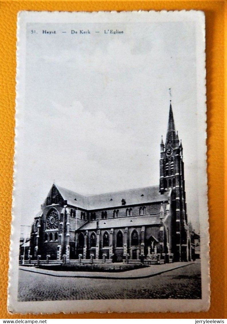 HEIST - HEYST  -  2 KAARTEN  : De Kerk  - L'Eglise - Westende