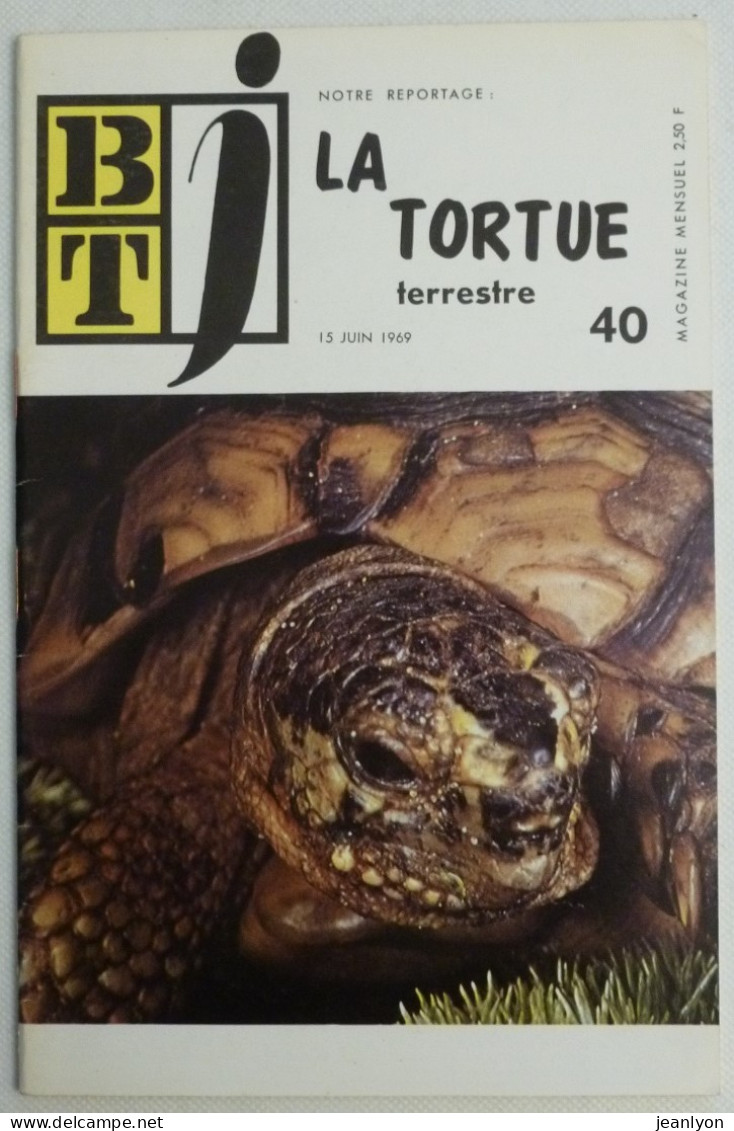 TORTUE TERRESTRE - Livret Bibliothèque De Travail Junior BTJ - Juin 1969 - Animaux