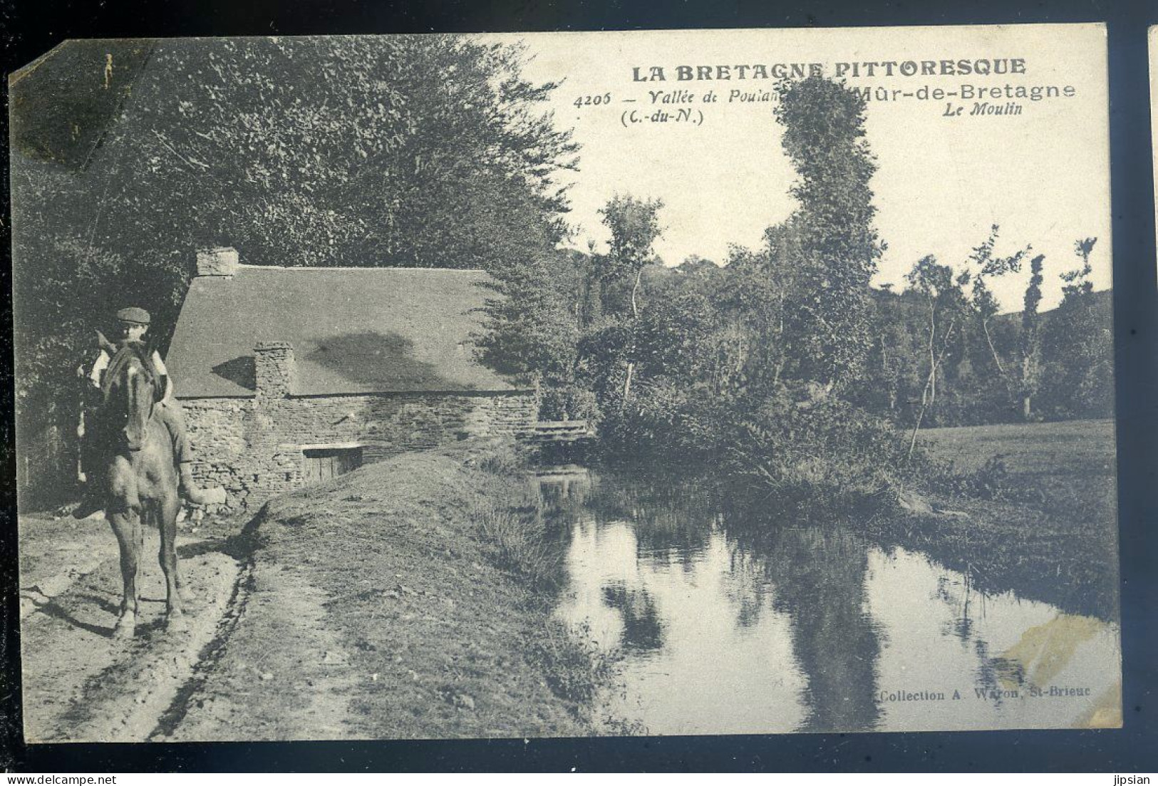 Cpa Du 22 Vallée De Poulancre , Mûr De Bretagne -- Le Moulin   STEP190 - Caurel