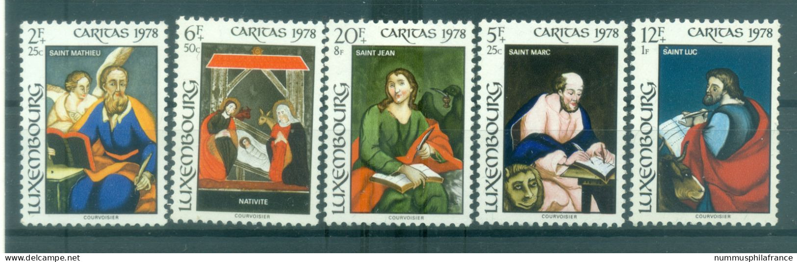 Luxembourg 1978 - Y & T N. 926/30 - Caritas (Michel N. 976/80) - Unused Stamps