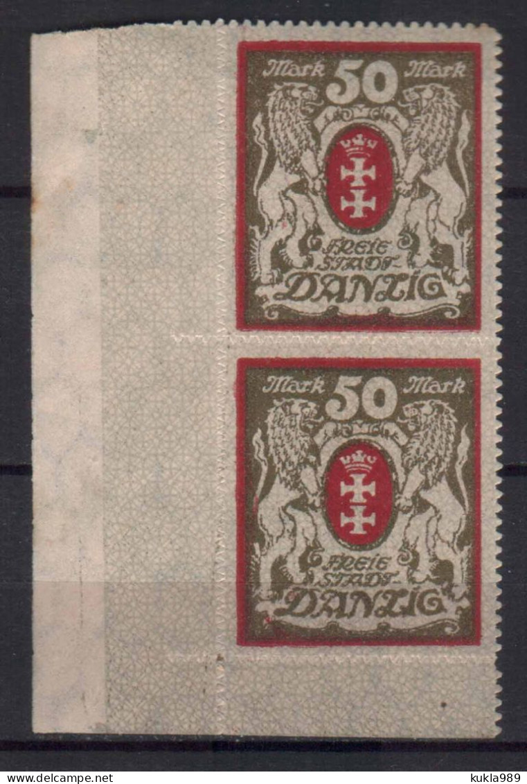 DANZIG GDANSK STAMPS. 1922 Mi.#100, MNH - Neufs