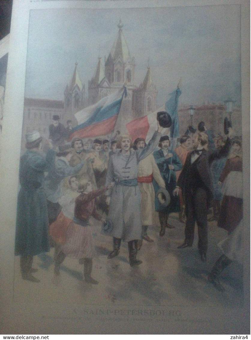 Le Petit Journal 232 Au Revoir à Nos Soldats De Madagascar A St-Pétersbourg Volontaires Russes Pour Madagascar Partition - Revues Anciennes - Avant 1900