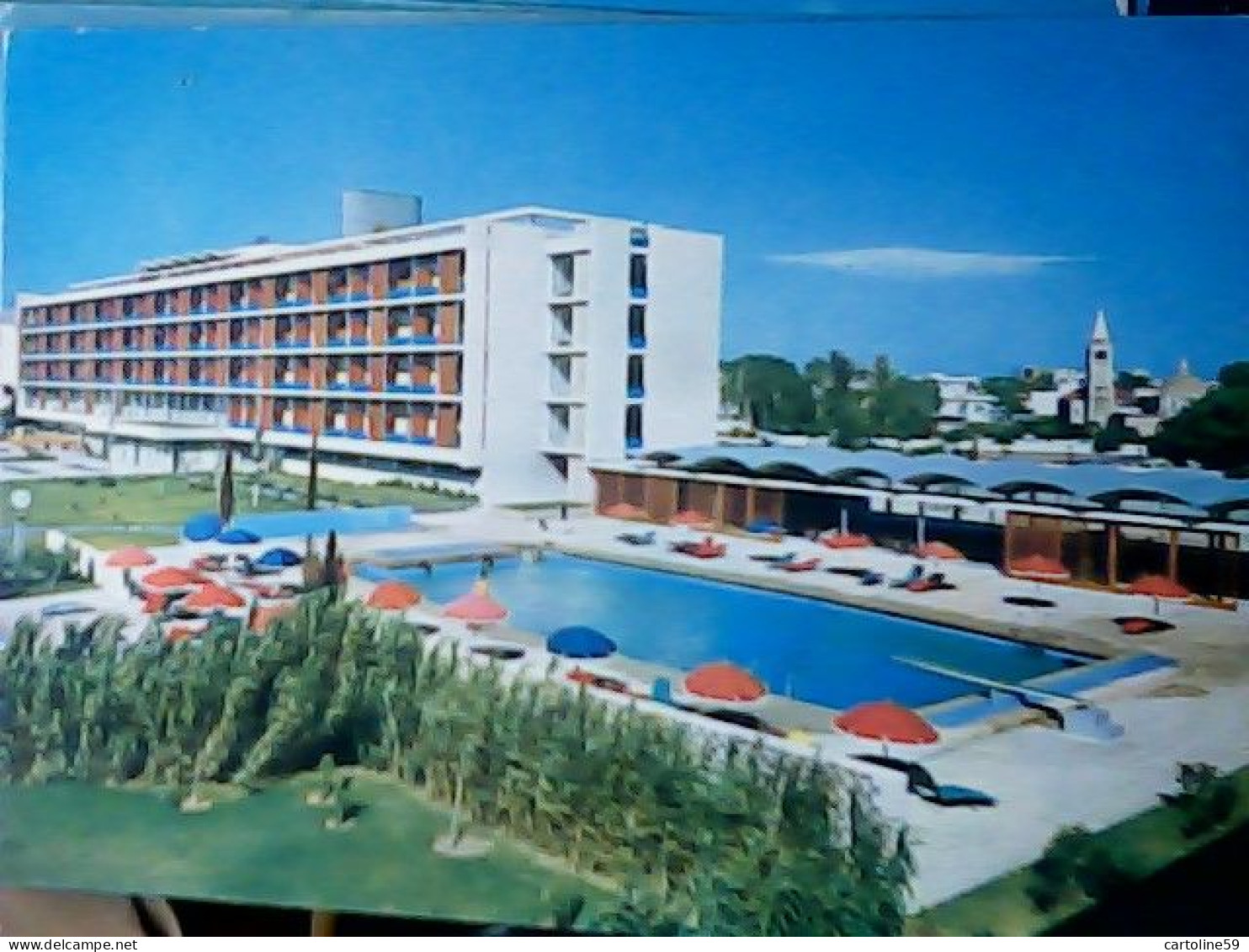 GRECE GREECE - RHODES / RODI - THE GRAND HOTEL PISCINA  S1975 JV6128 - Grèce