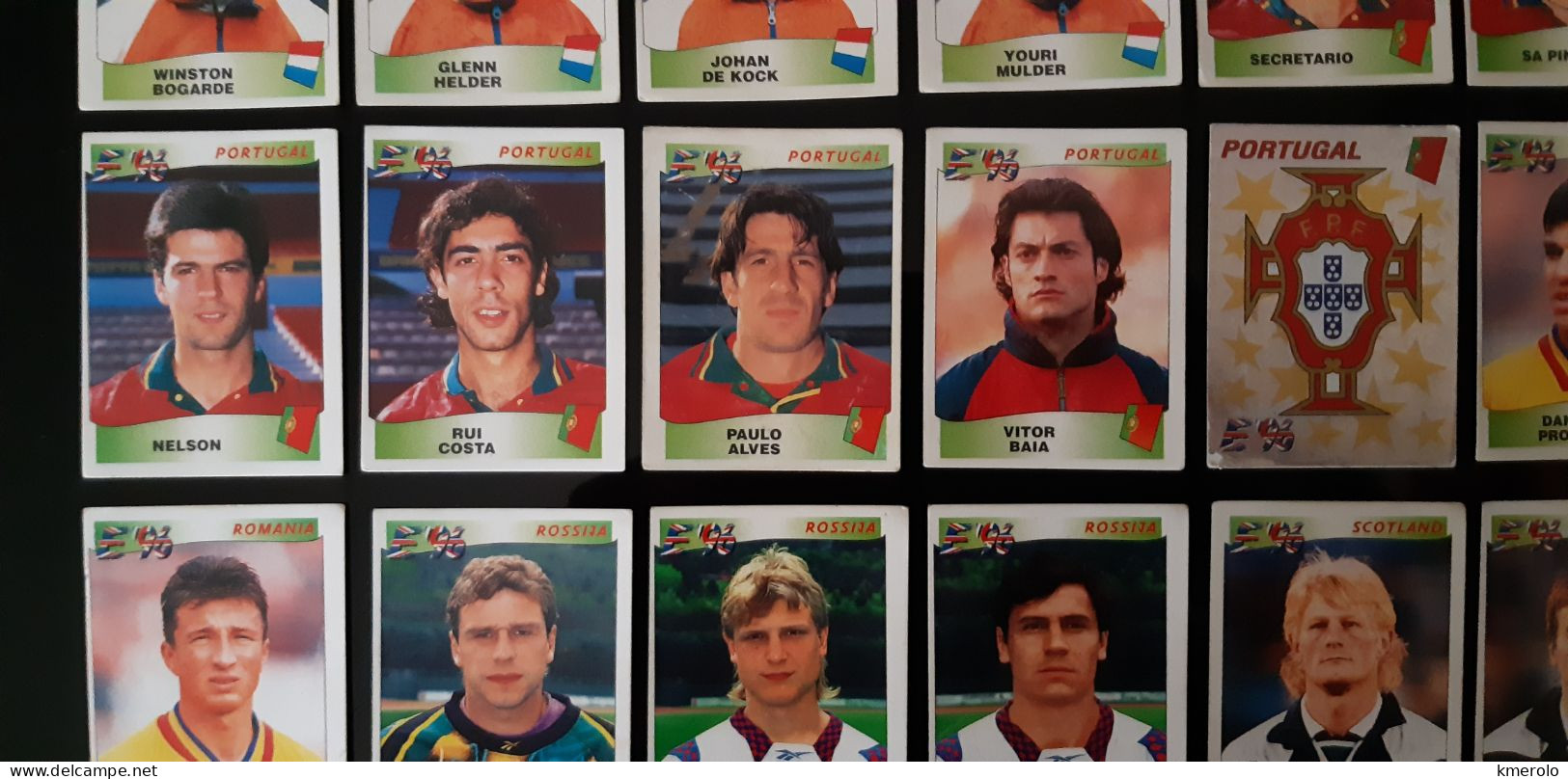 Lotto 100 Figurine Calciatori Euro 96 Con VELINA ! BELLE ! Leggi !