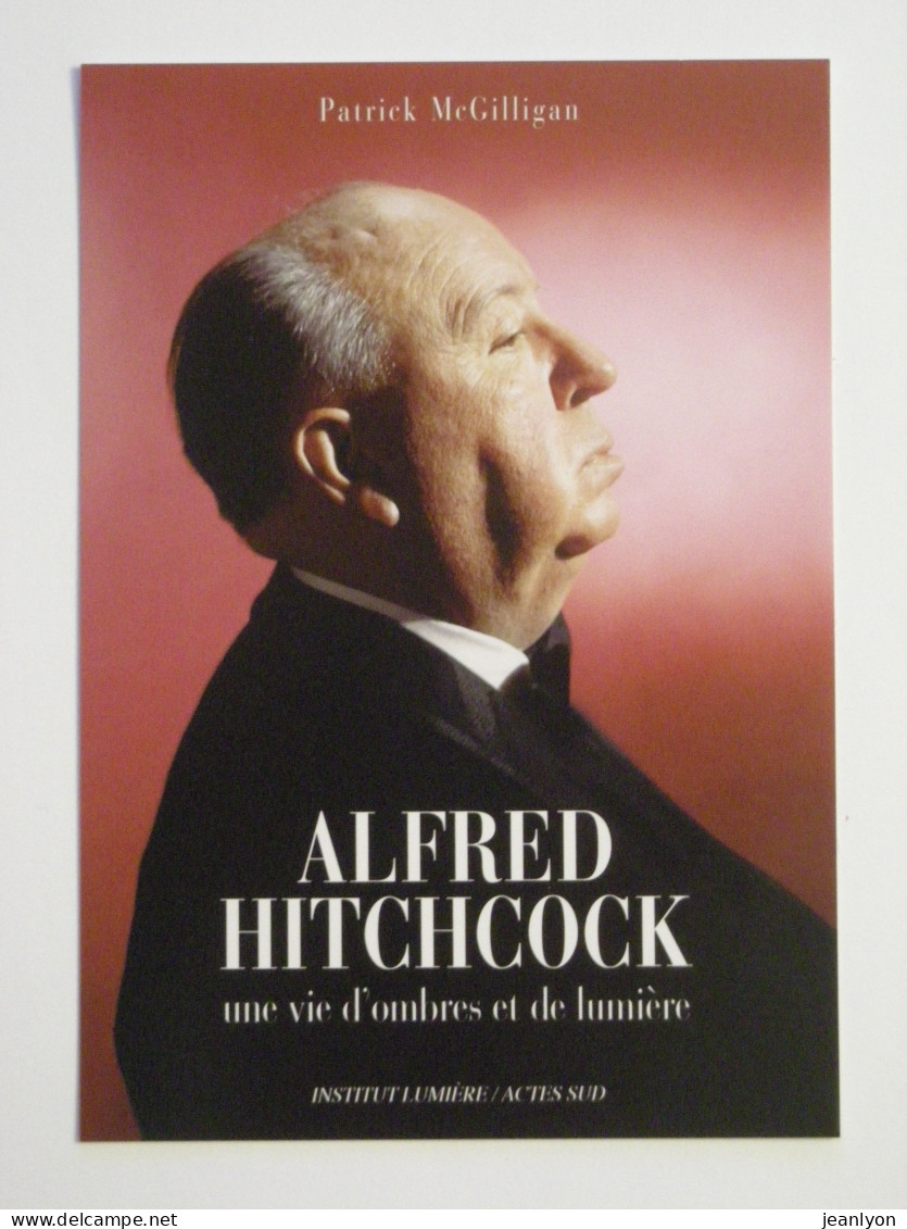 ALFRED HITCHCOCK - Cinéma / Réalisateur - Producteur De Film , Visage De Profil - Carte Publicitaire Livre P. McGilligan - Schauspieler