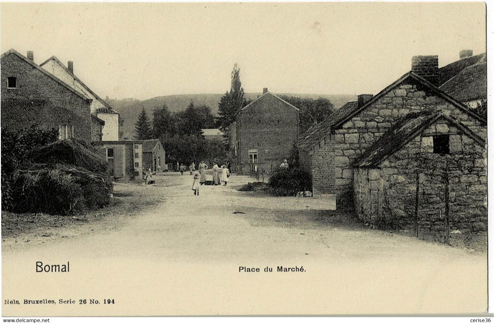 Bomal Place Du Marché Nels Bruxelles Série 26 N° 194 Circulée En 1903 - Durbuy