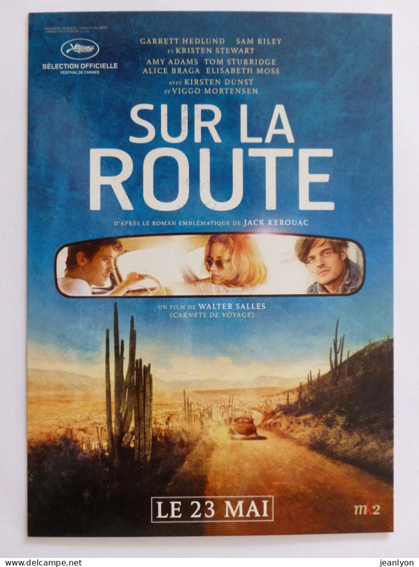 CINEMA / FILM SUR LA ROUTE - VOITURE / Retroviseur , Film D'après Le Roman De Jack KEROUAC - Carte Publicitaire - Affiches Sur Carte