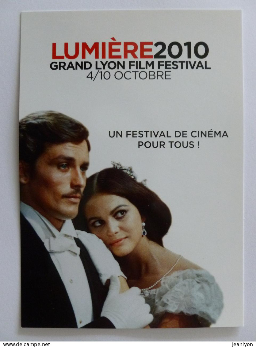 ALAIN DELON - CLAUDIA CARDINALE / CINEMA - FILM - Carte Publicitaire Festival Lumière 2010 - Actors