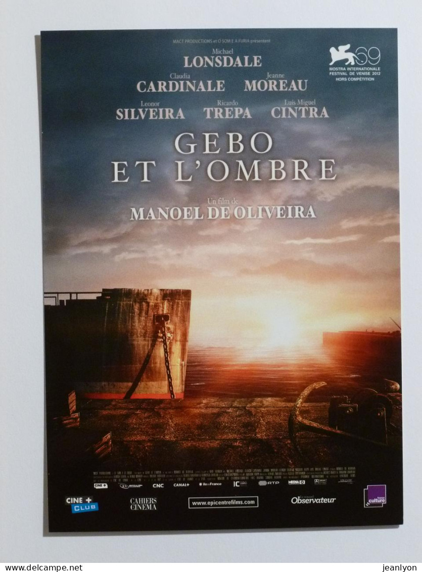 CINEMA - GEBO ET L'OMBRE - Film De Manoel De Oliveira - Carte Publicitaire Affiche - Affiches Sur Carte