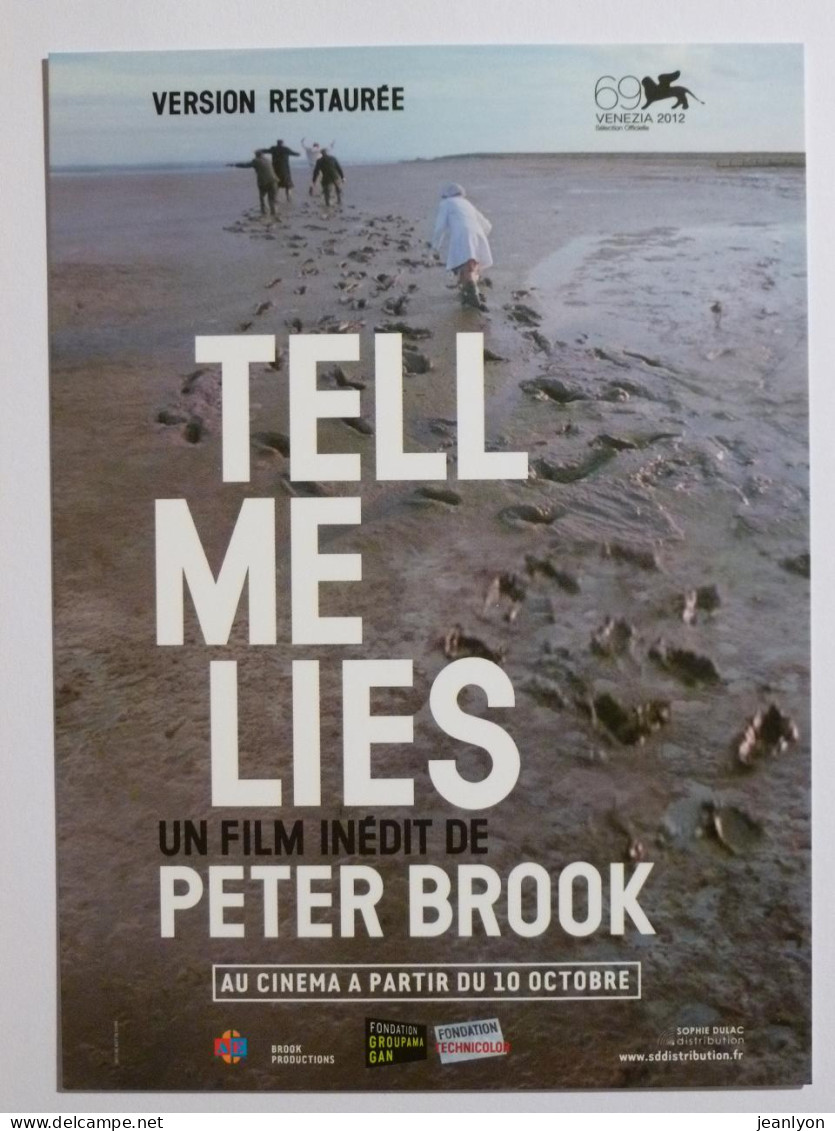 CINEMA - TELL ME LIES - Film De Peter Brook - Sélection Officielle Festival Venise 2012 - Carte Publicitaire Affiche - Affiches Sur Carte