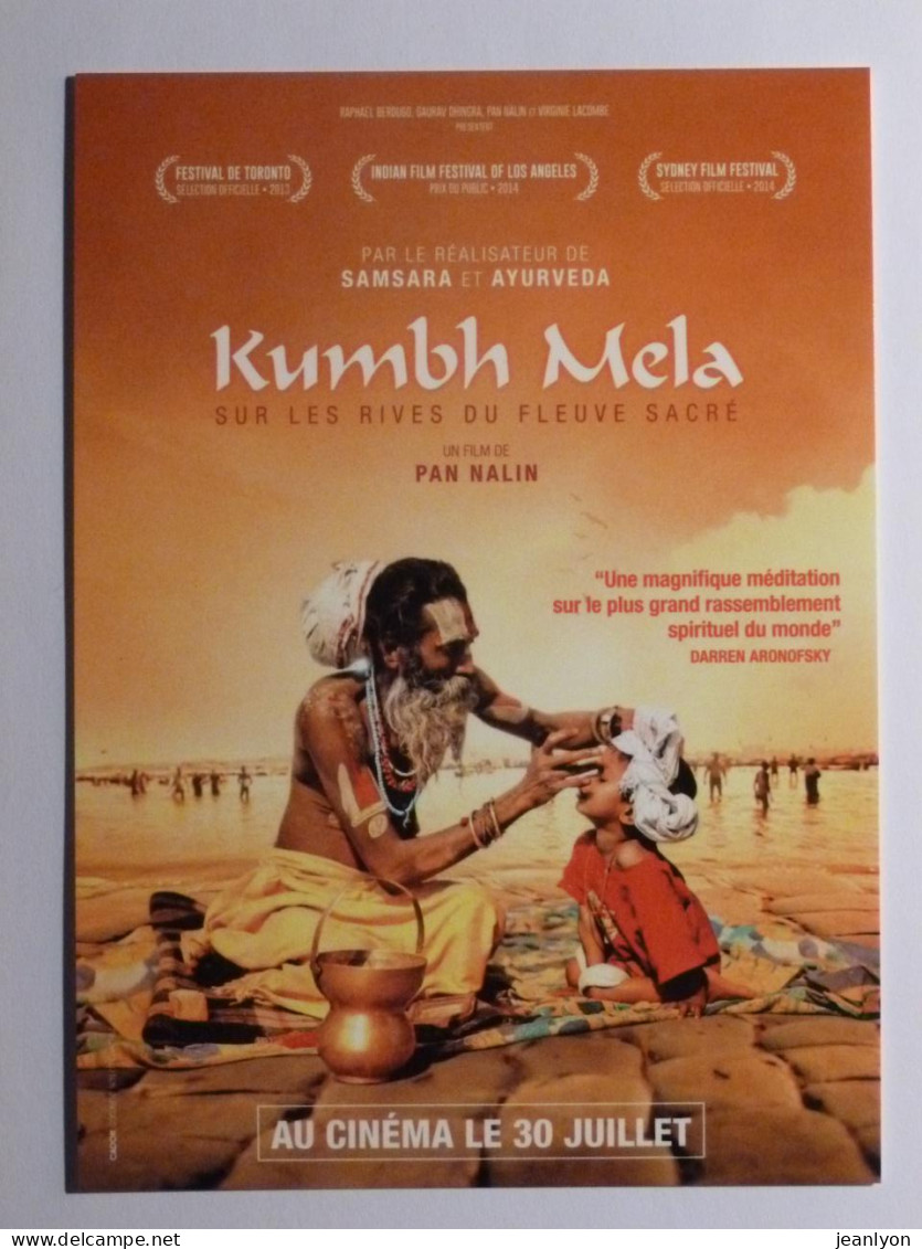 CINEMA / FILM KUMBH MELA Sur Les Rives Du Fleure Sacré - Pan Nalin - Festival Toronto , Sydney ... - Carte Publicitaire - Affiches Sur Carte