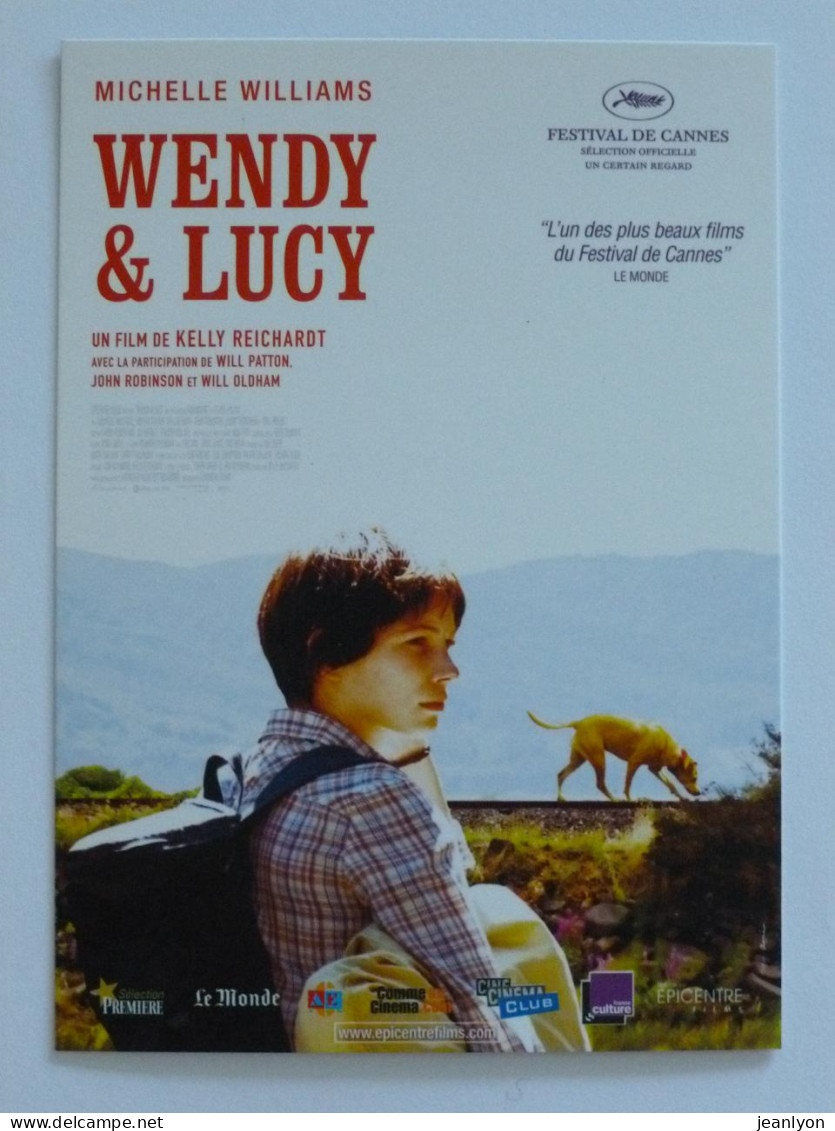 CINEMA - WENDY ET LUCY - Enfant Avec Sac à Dos , Chien - Film De Kelly Reichardt - Carte Publicitaire - Plakate Auf Karten