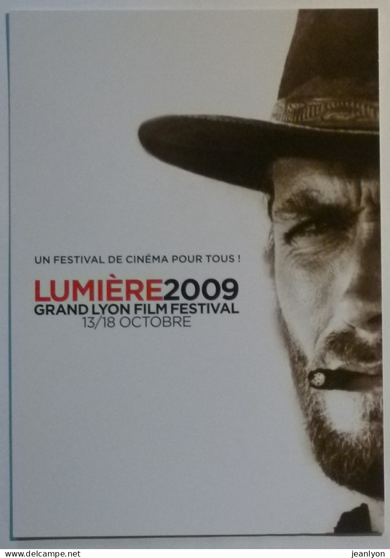 CLINT EASTWOOD - ACTEUR CINEMA / FESTIVAL FILM LUMIERE 2009 LYON - Carte Publicitaire - Schauspieler