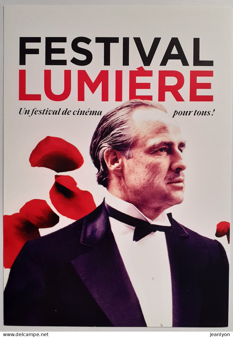 FRANCIS FORD COPPOLA - ACTEUR CINEMA / LE PARRAIN - FESTIVAL FILM LUMIERE LYON - Carte Publicitaire - Schauspieler