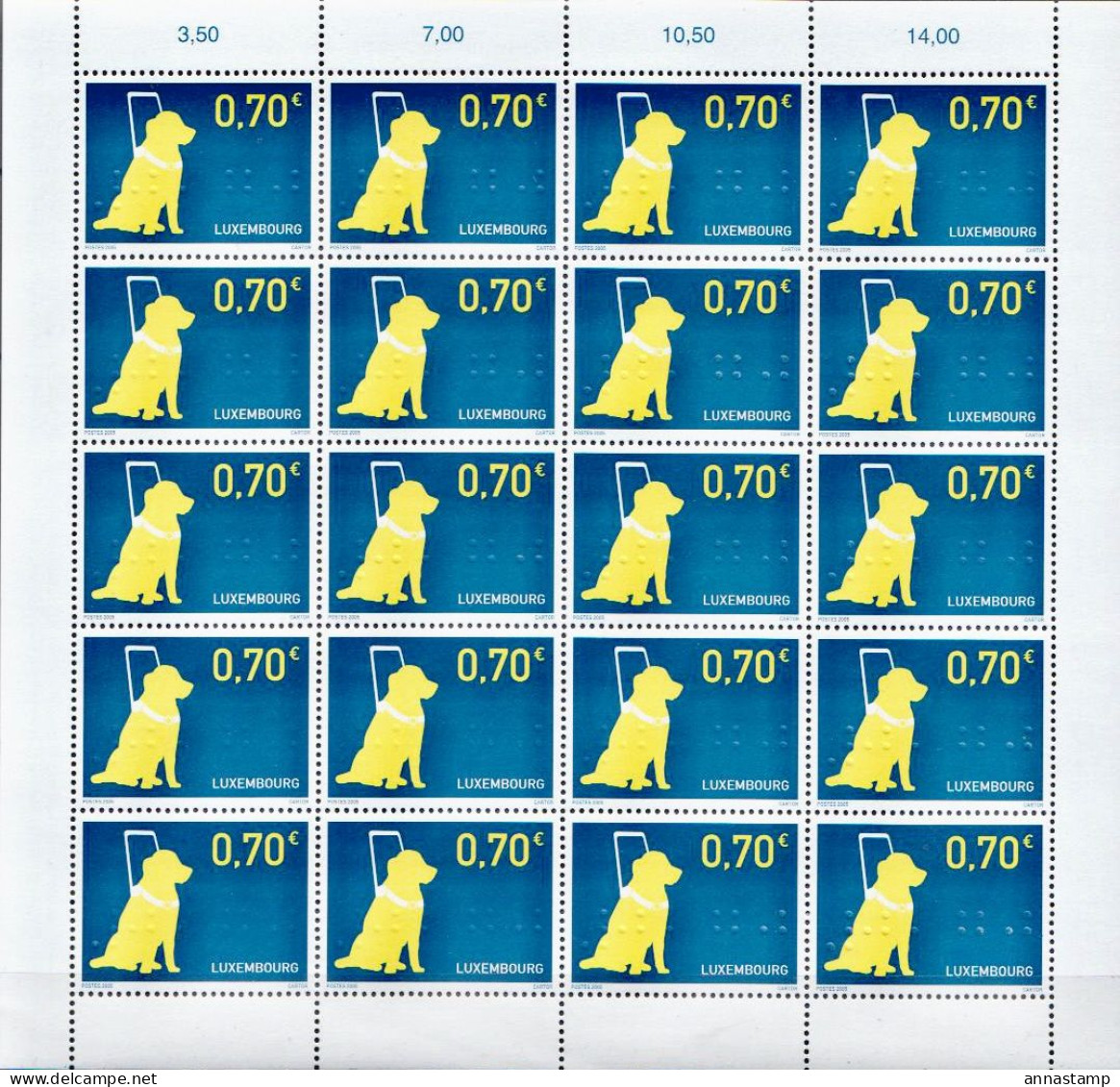 Luxembourg MNH Sheetlet - Handicaps