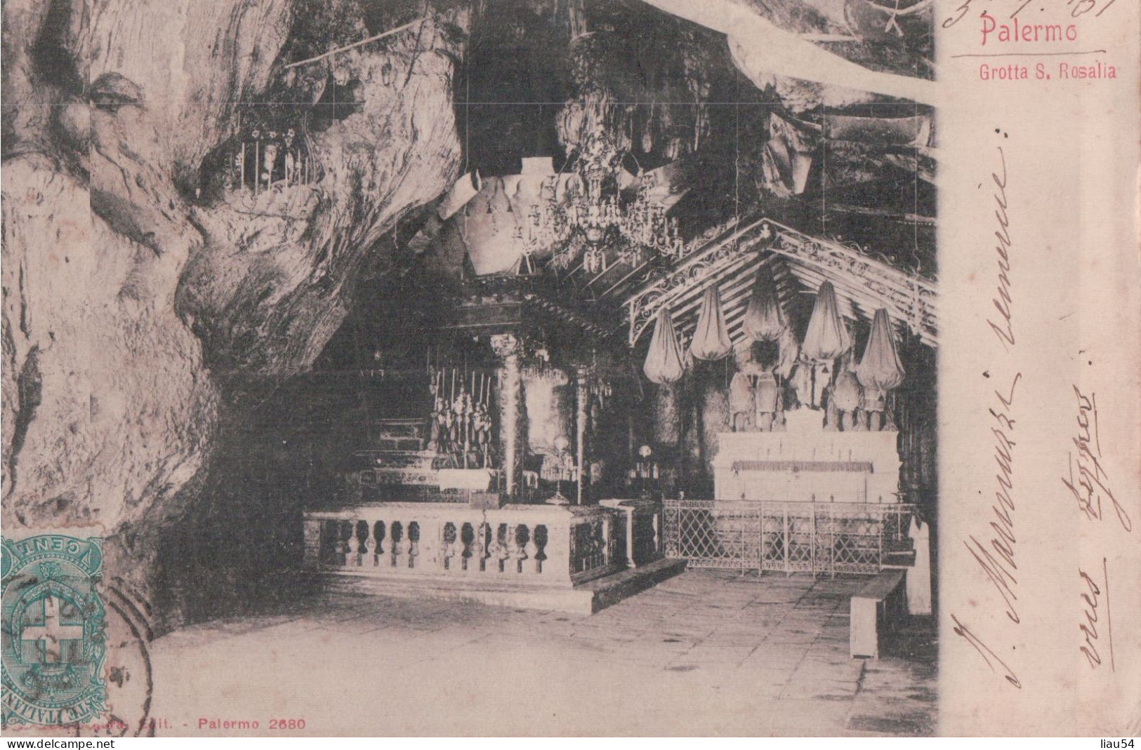 Palermo Grotta S. Rosalia (1901) - Palermo