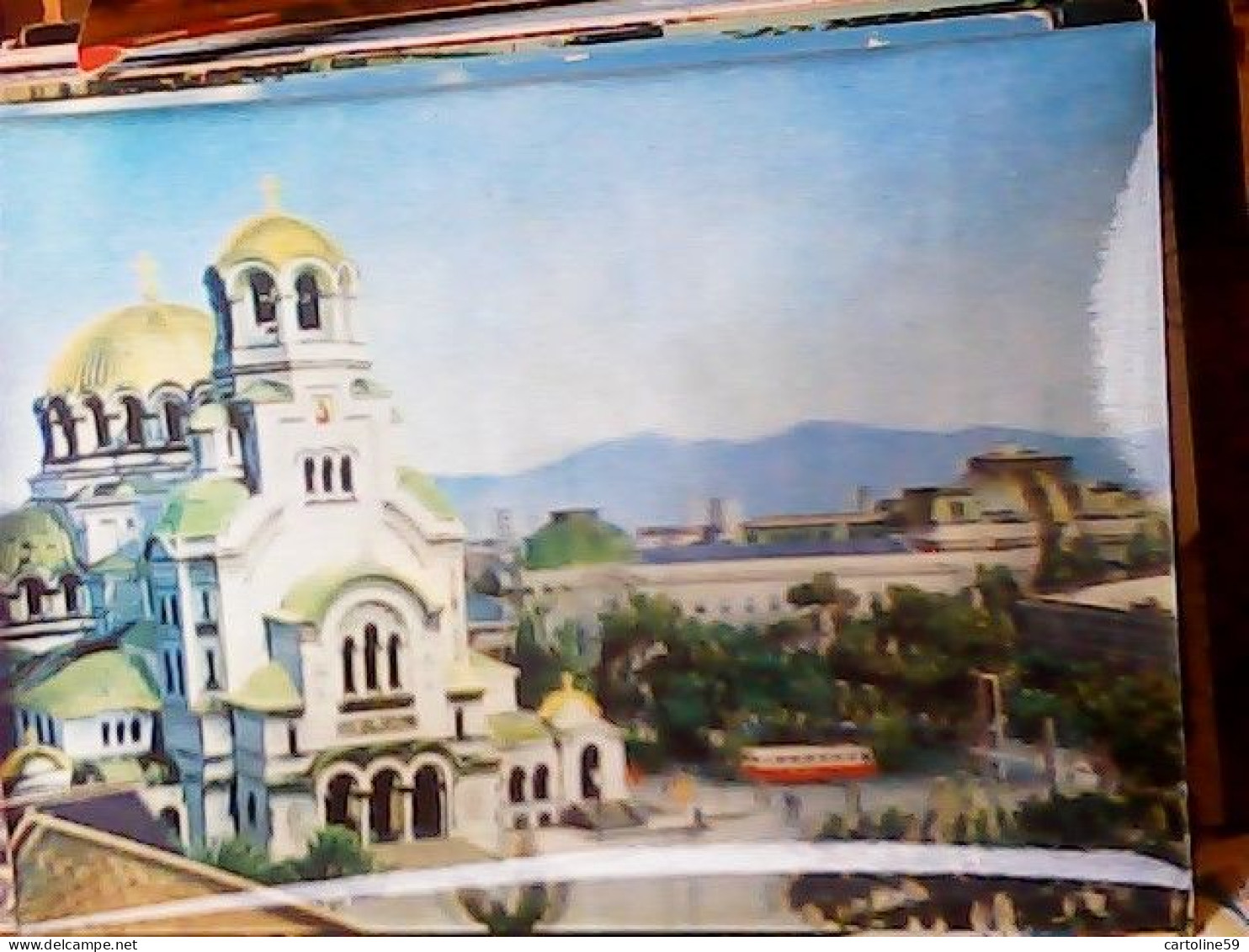 SOFIA, BULGARIA, MONASTERY ALEXANDER NEVSKI S1965 JV6130 3 D COLOR  EFFETTO TRIDIMENSIONALE - Bulgarije