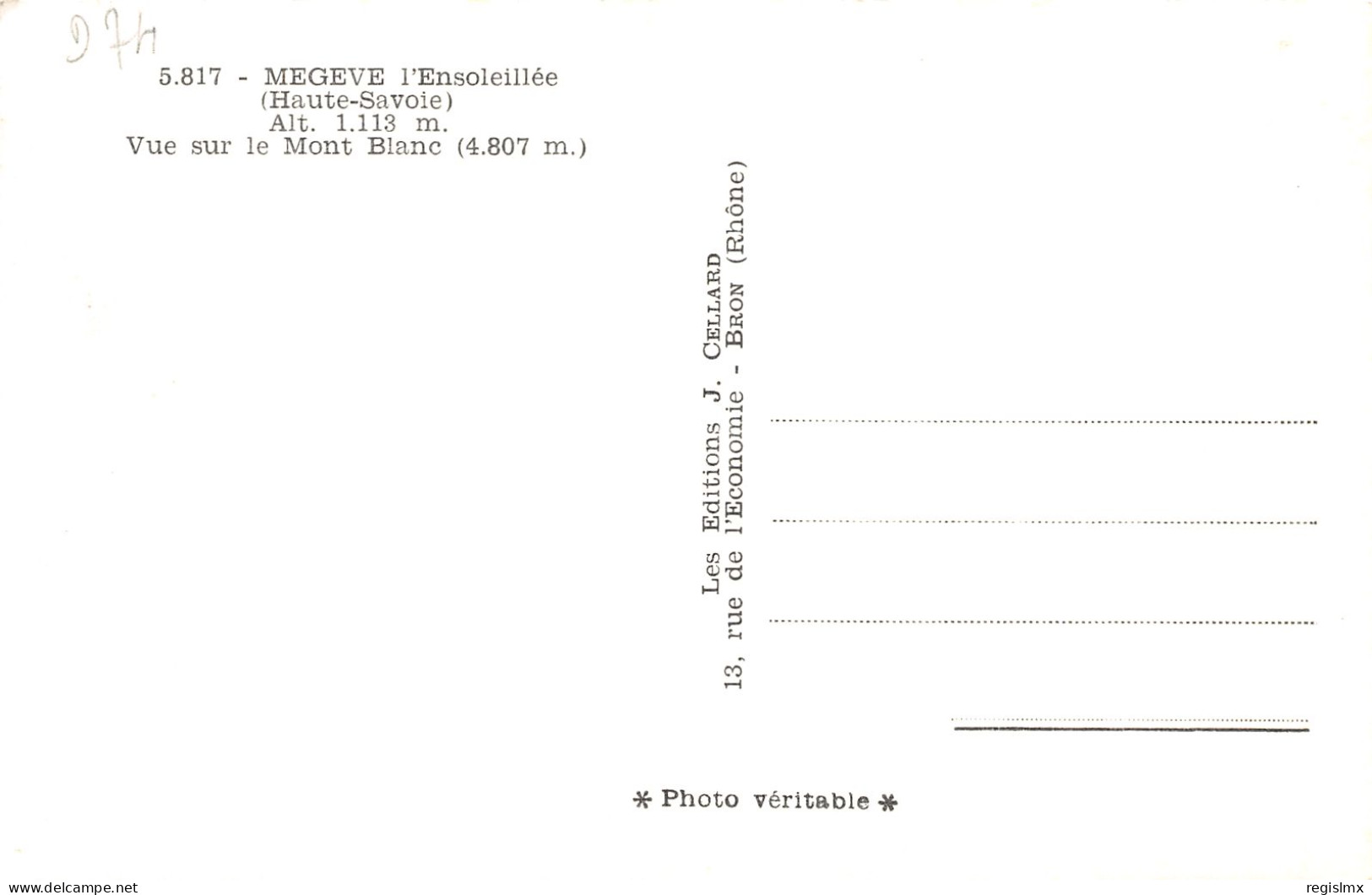 74-MEGEVE-N°3452-E/0313 - Megève