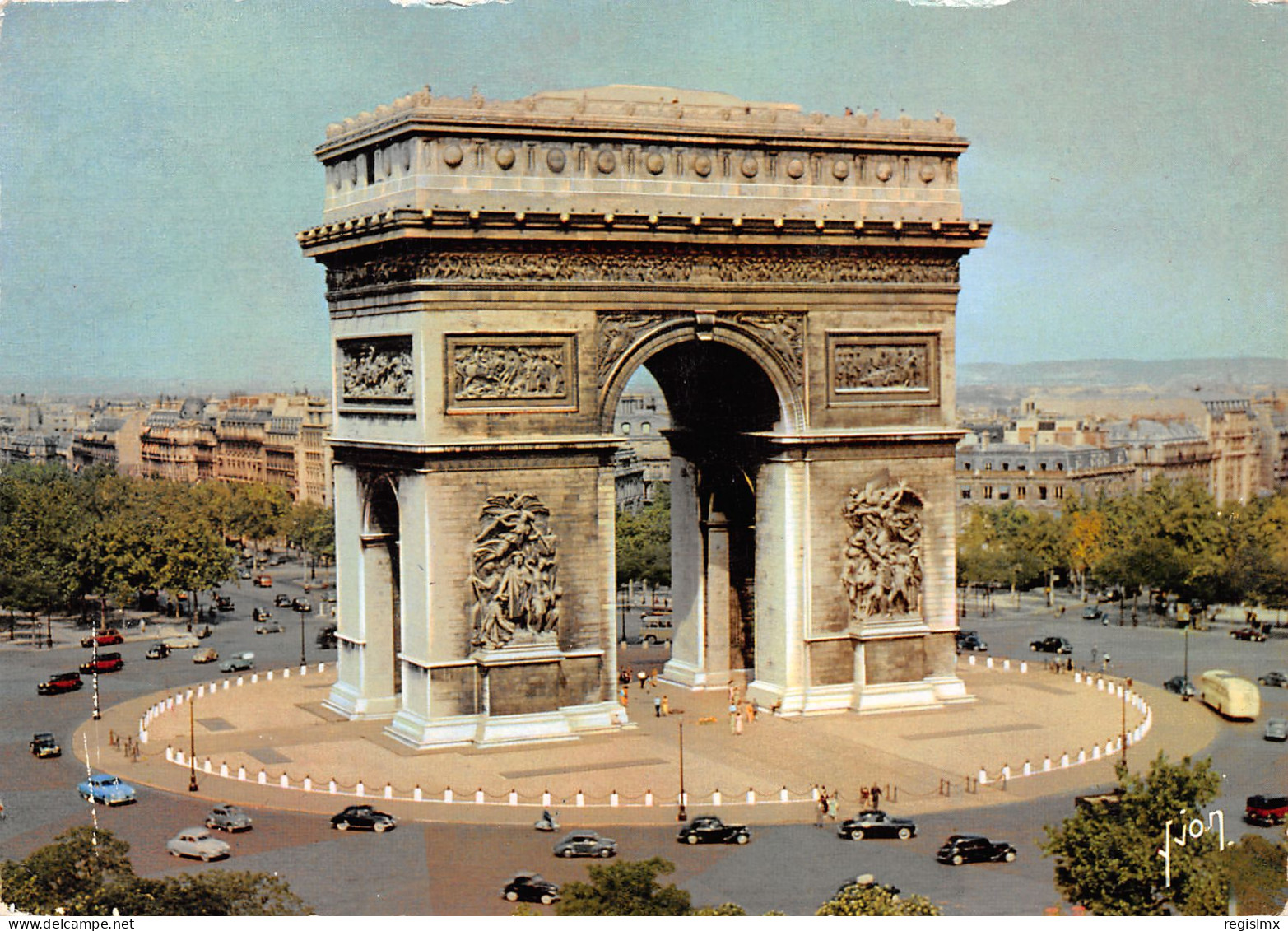 75-PARIS ARC DE TRIOMPHE-N°3453-A/0215 - Arc De Triomphe