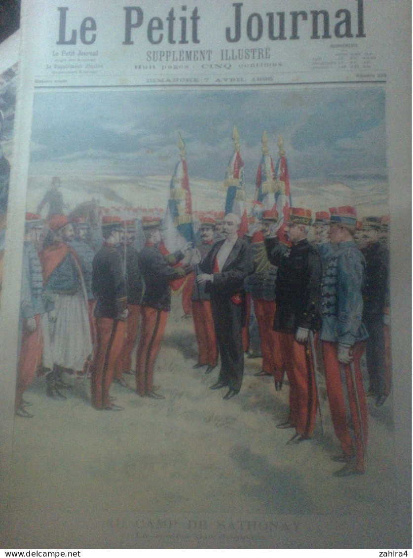 Le Petit Journal N229 Camp De Sathonay Remise Des Drapeaux &Pdt De La République Aclamé Institut Drouet Salle Autographe - Magazines - Before 1900