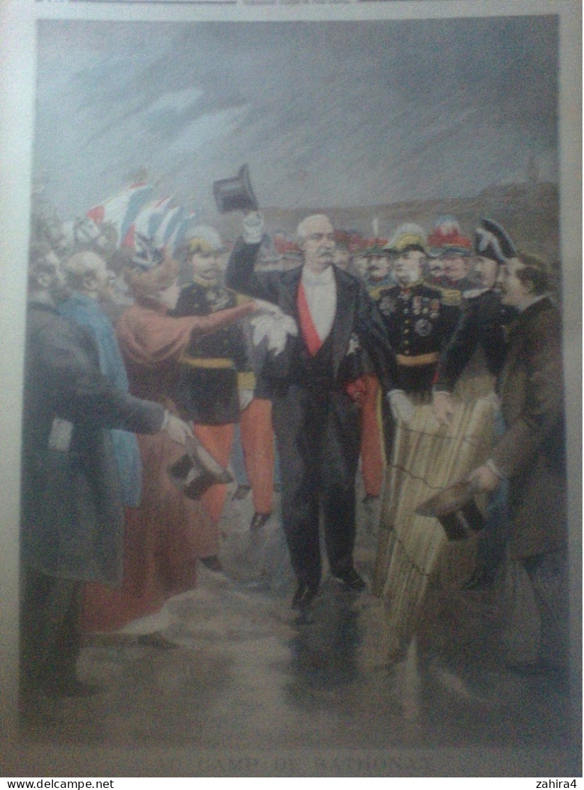 Le Petit Journal N229 Camp De Sathonay Remise Des Drapeaux &Pdt De La République Aclamé Institut Drouet Salle Autographe - Magazines - Before 1900