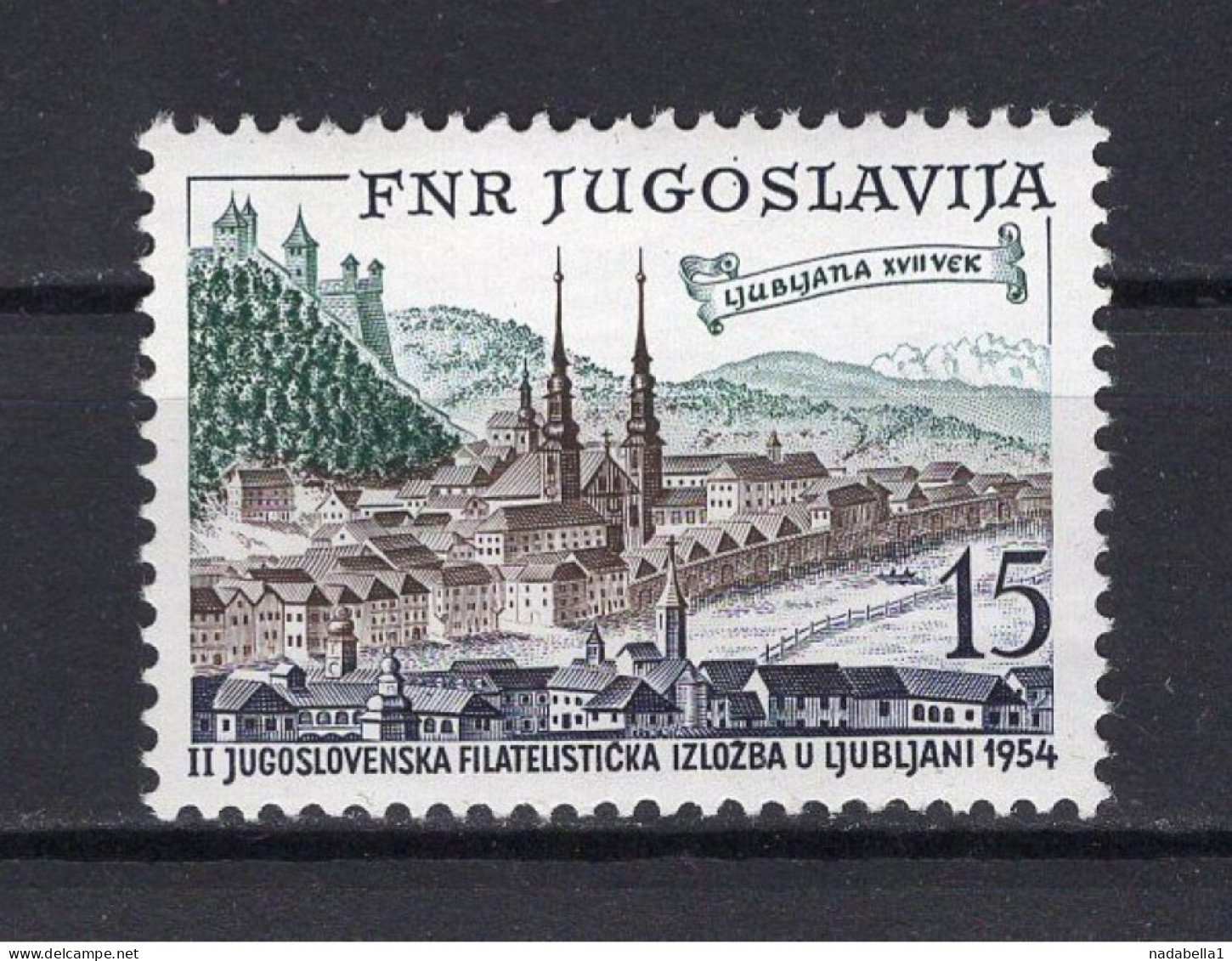 1954. YUGOSLAVIA,SLOVENIA,LJUBLJANA STAMP EXHIBITION,MNH - Nuevos