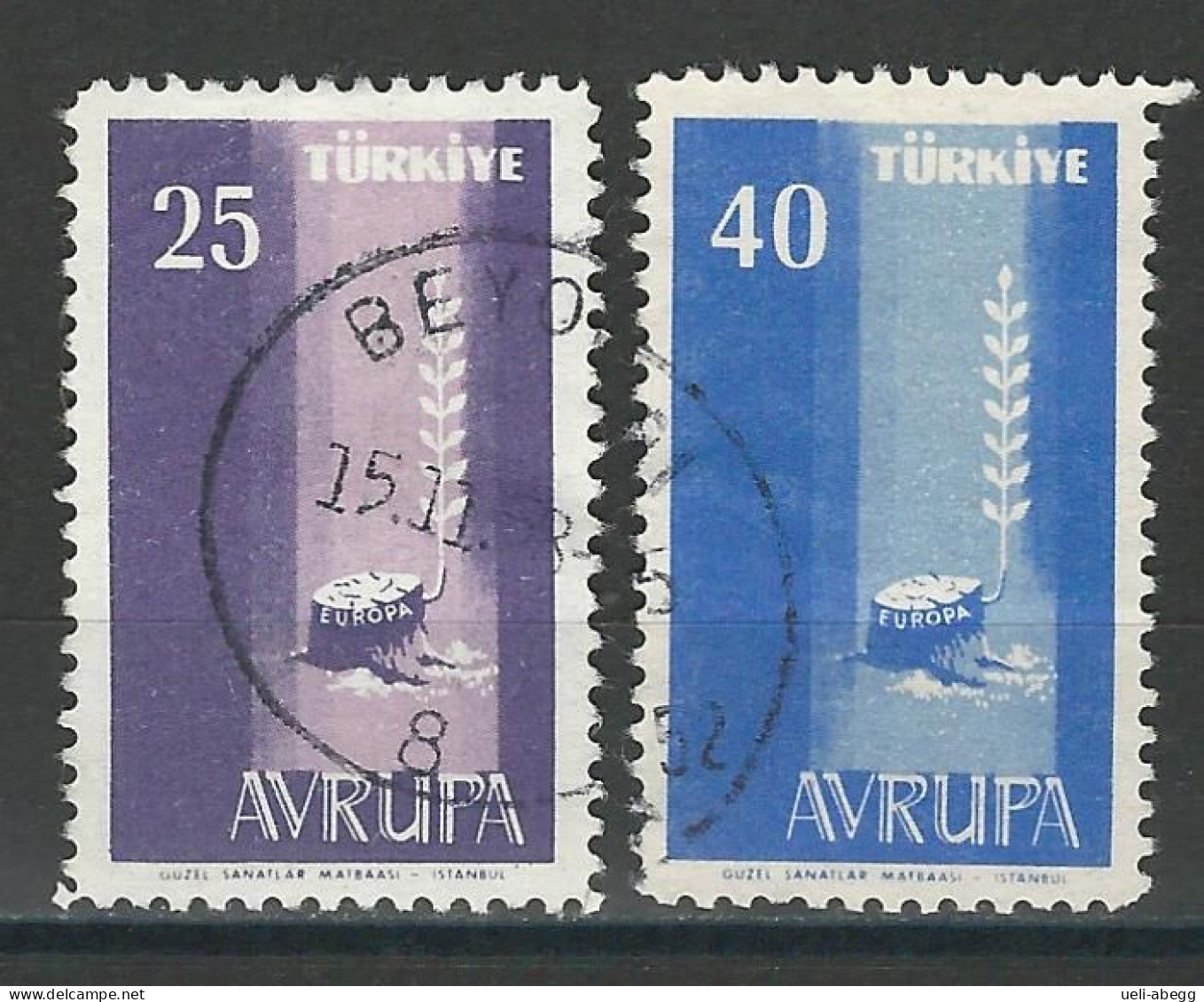 Türkei 1610-11 O - Used Stamps