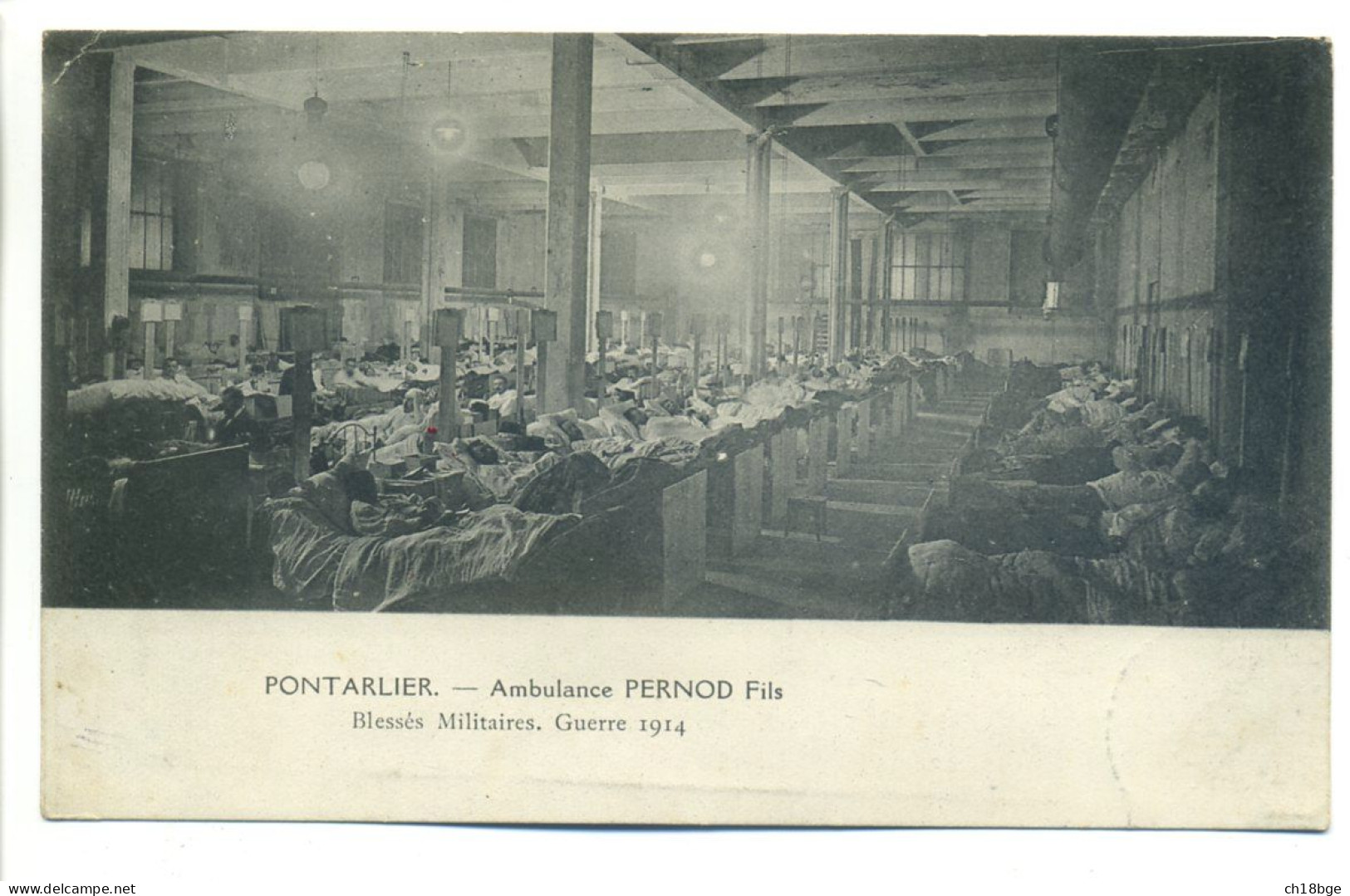 CPA 25 Doubs Militaria - PONTARLIER - Ambulance Pernod Fils – Blessés Militaires - Guerre 1914 - Pontarlier