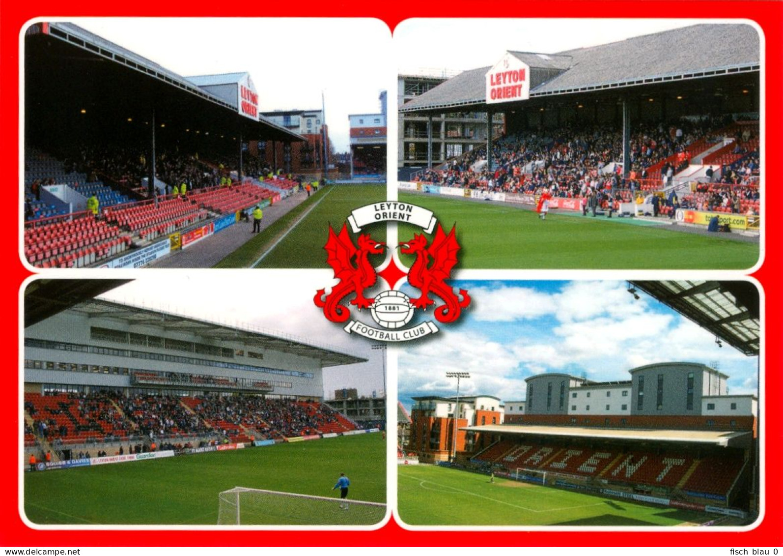 2) Stadion Postkarte Matchroom Stadium Leyton Orient FC London Breyer Group The Os Brisbane Road  Football Fußball - Soccer