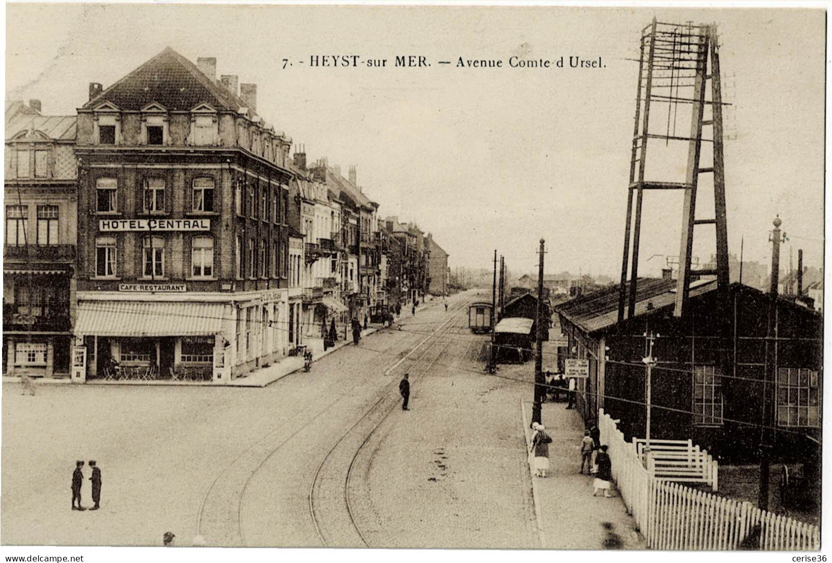 Heyst-sur-Mer Avenue Comte D'Ursel Circulée En 1923 - Heist