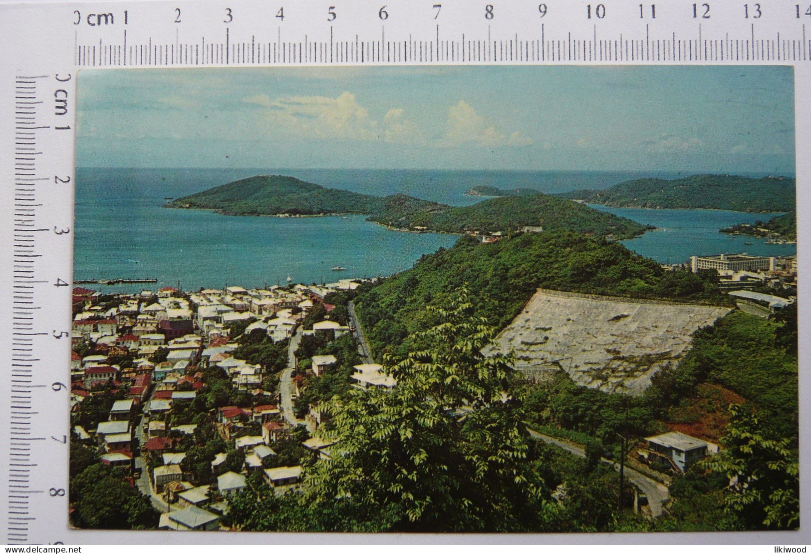 Charlotte Amalie Harbor, With Hassel And Water Islands Offshore, St.Thomas - Virgin Islands - Isole Vergini Americane