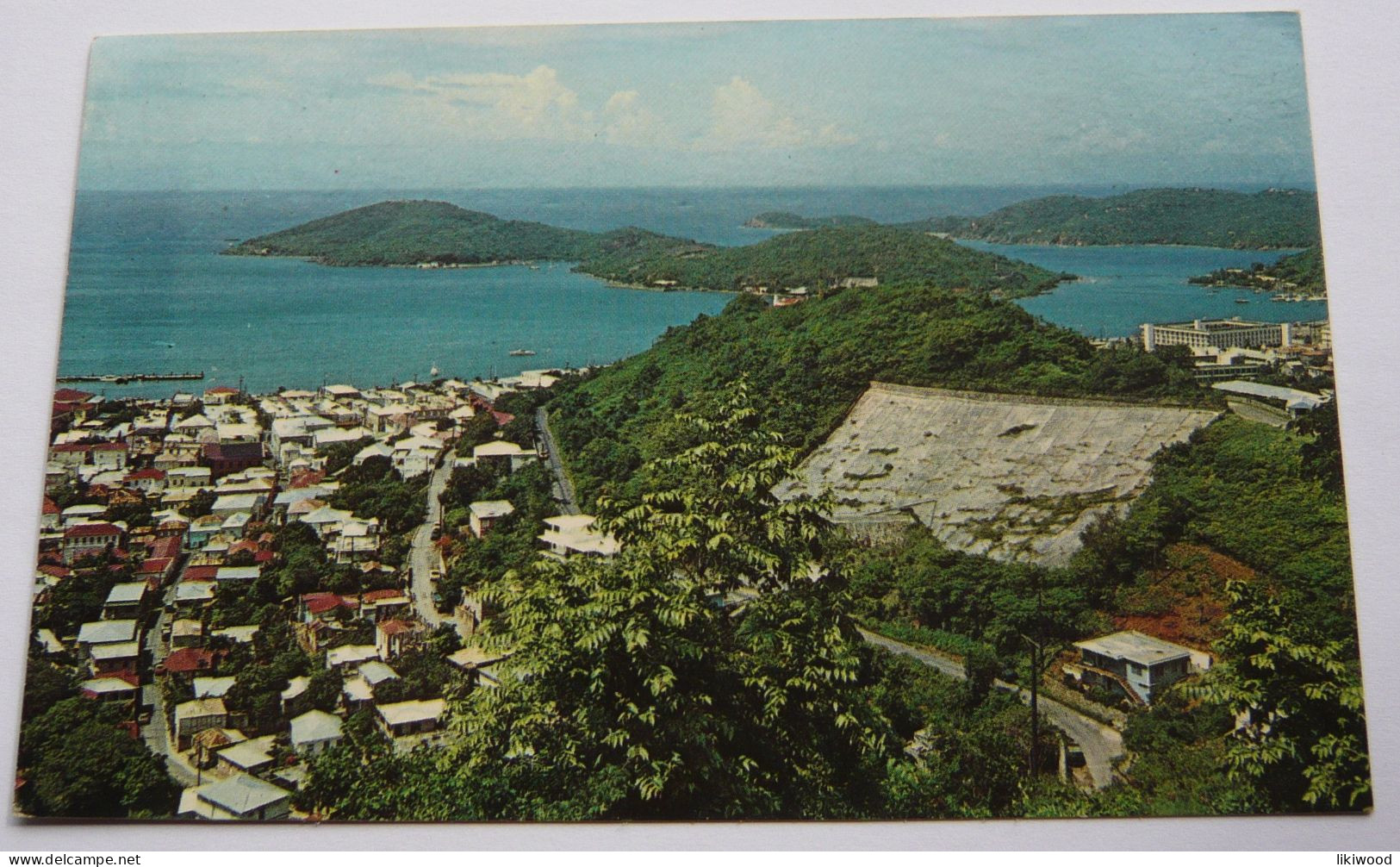 Charlotte Amalie Harbor, With Hassel And Water Islands Offshore, St.Thomas - Virgin Islands - Vierges (Iles), Amér.