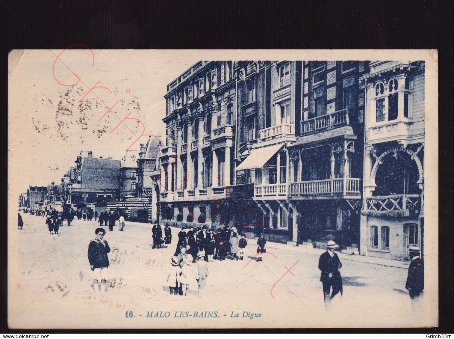 Malo Les-Bains - La Digue - Postkaart - Saint Amand Les Eaux