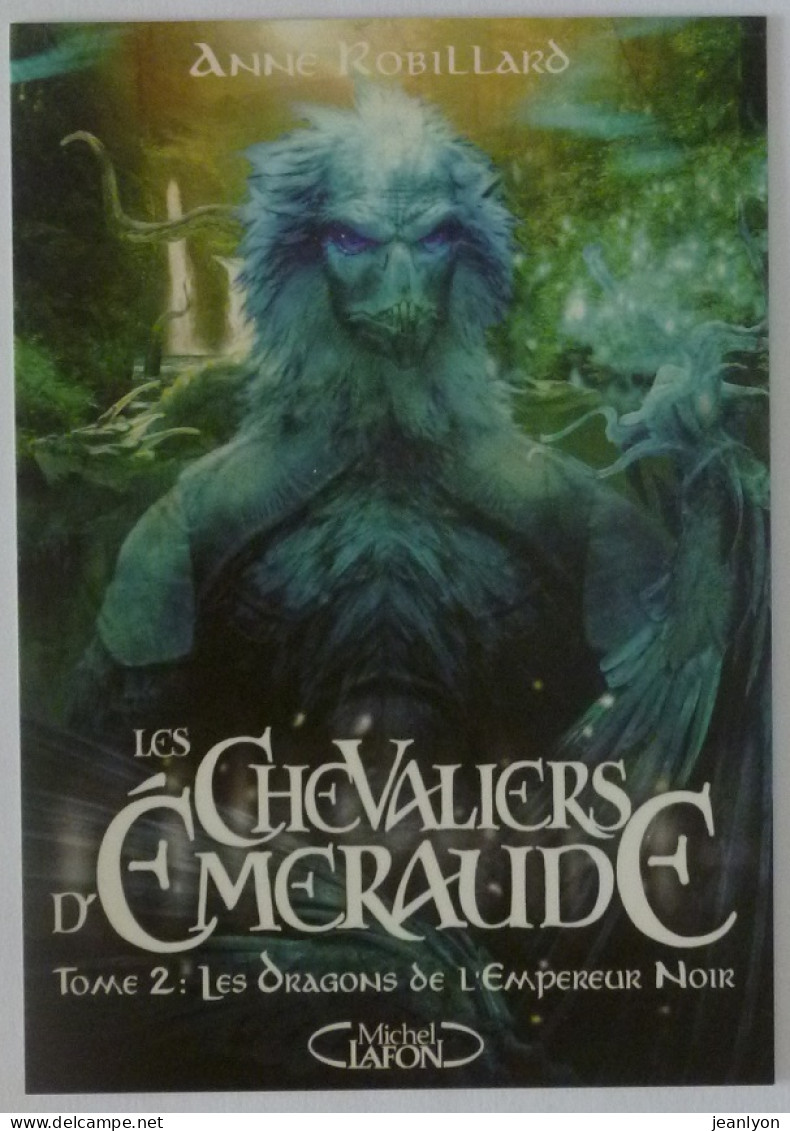 CHEVALIERS EMERAUDE - DRAGONS DE L'EMPEREUR NOIR - MONSTRE - Carte Publicitaire Livre  - Advertising